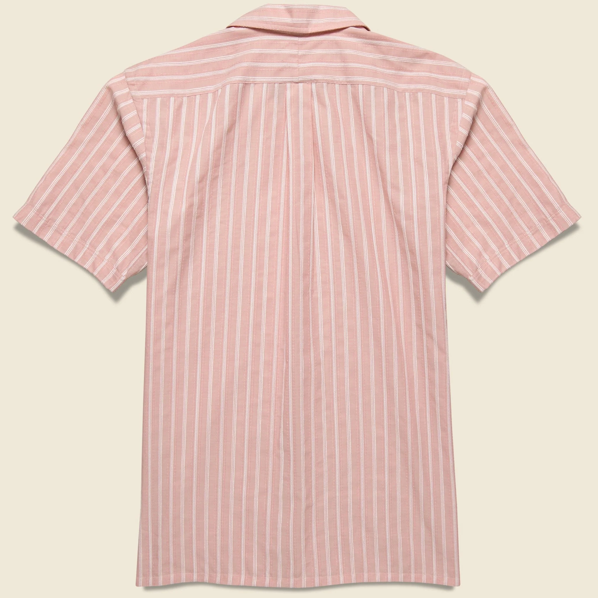Textured Stripe Shirt - Pink/White - Image 2