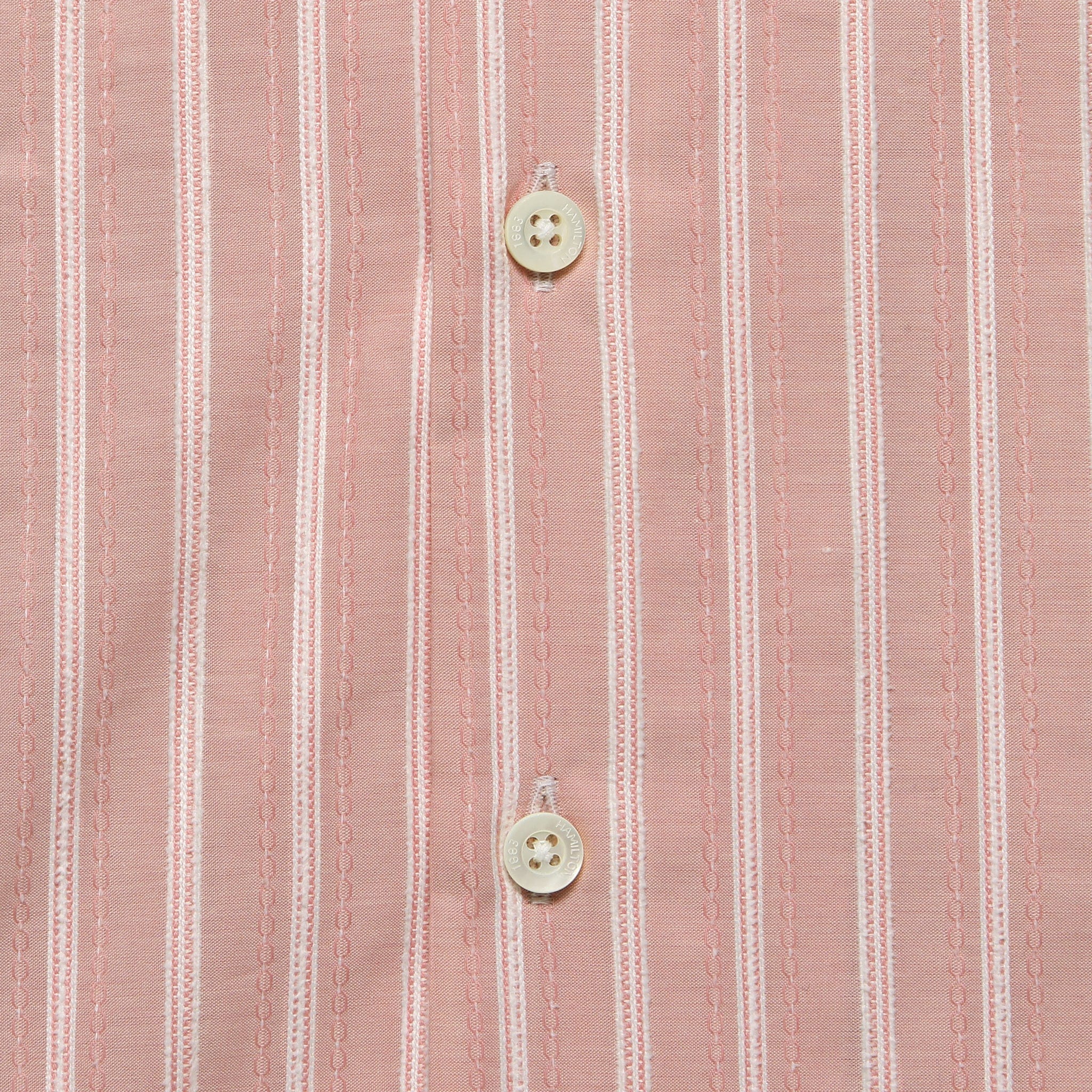 Textured Stripe Shirt - Pink/White - Image 3