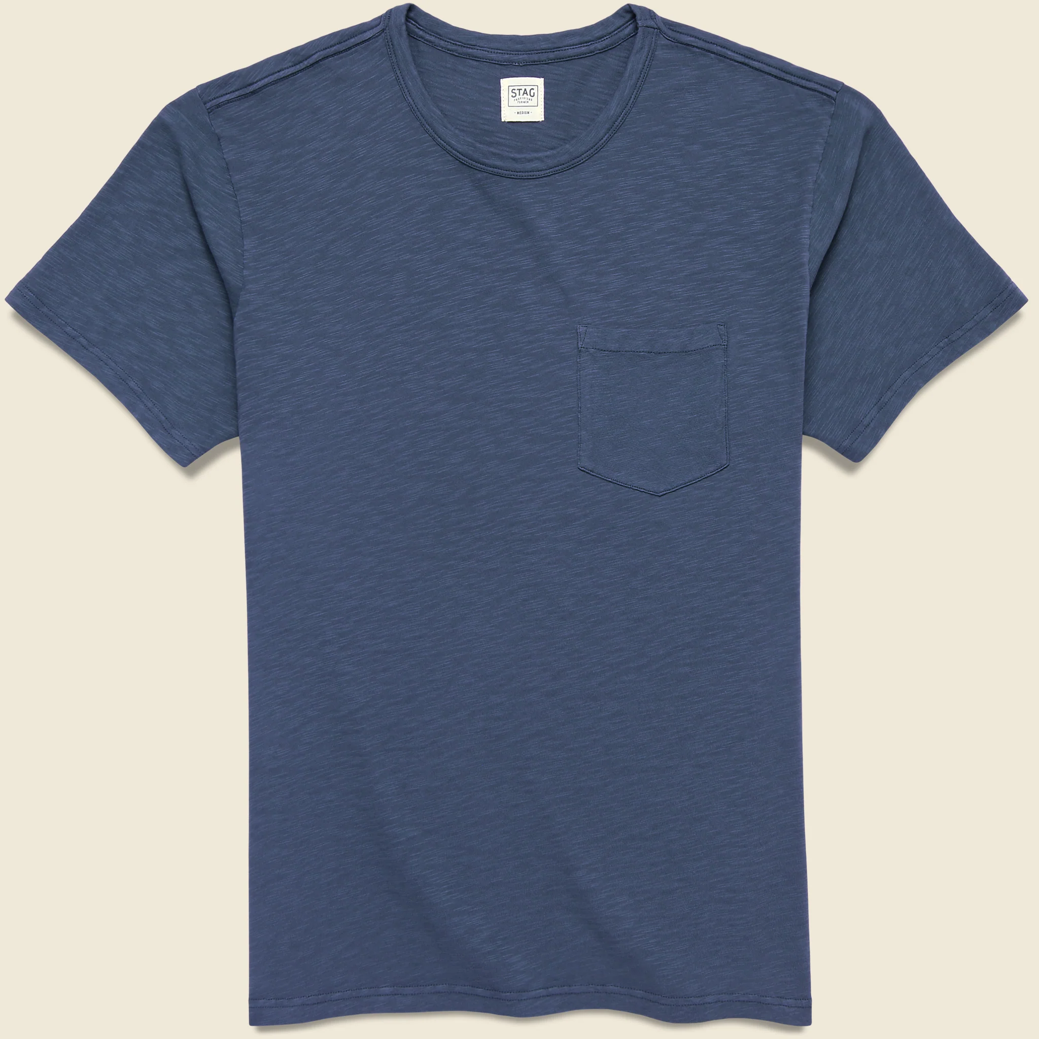 The Essential Pocket Tee - Washed Navy