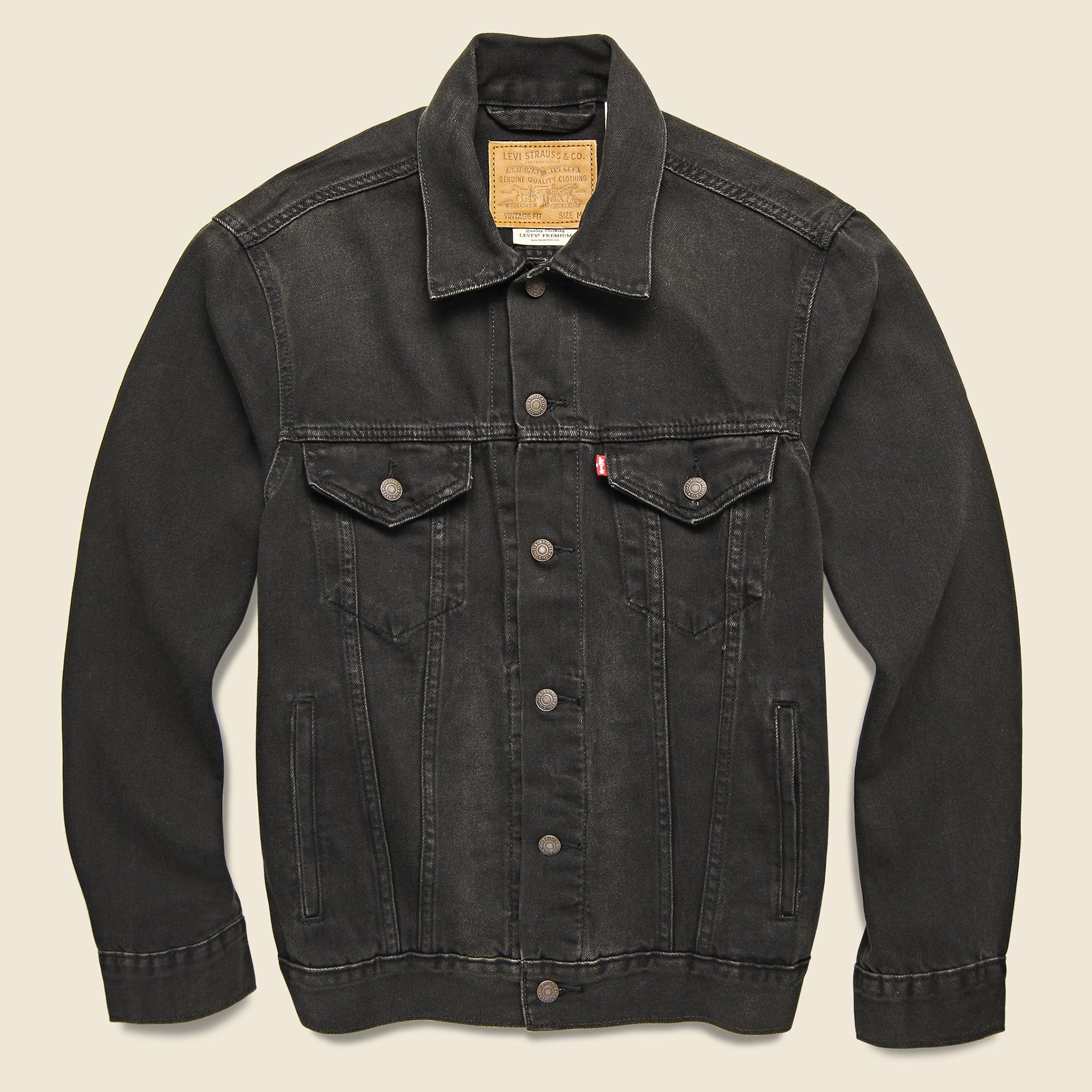 The Notorious Trucker Jacket - Black - Image 2
