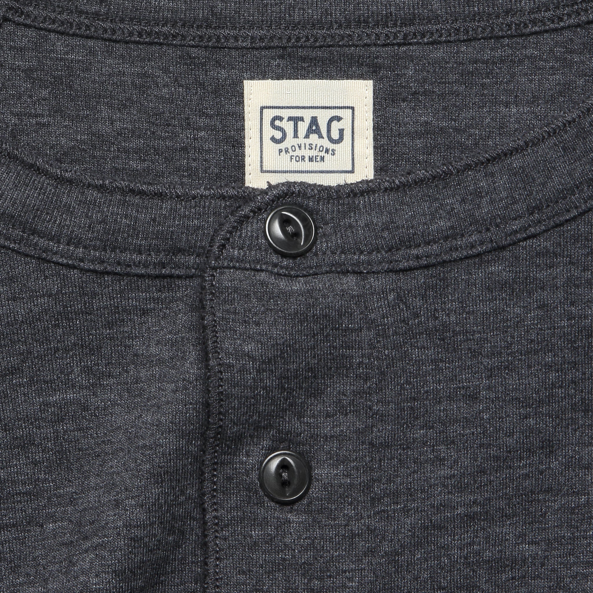 The Regulation Henley - Black Heather - Image 3