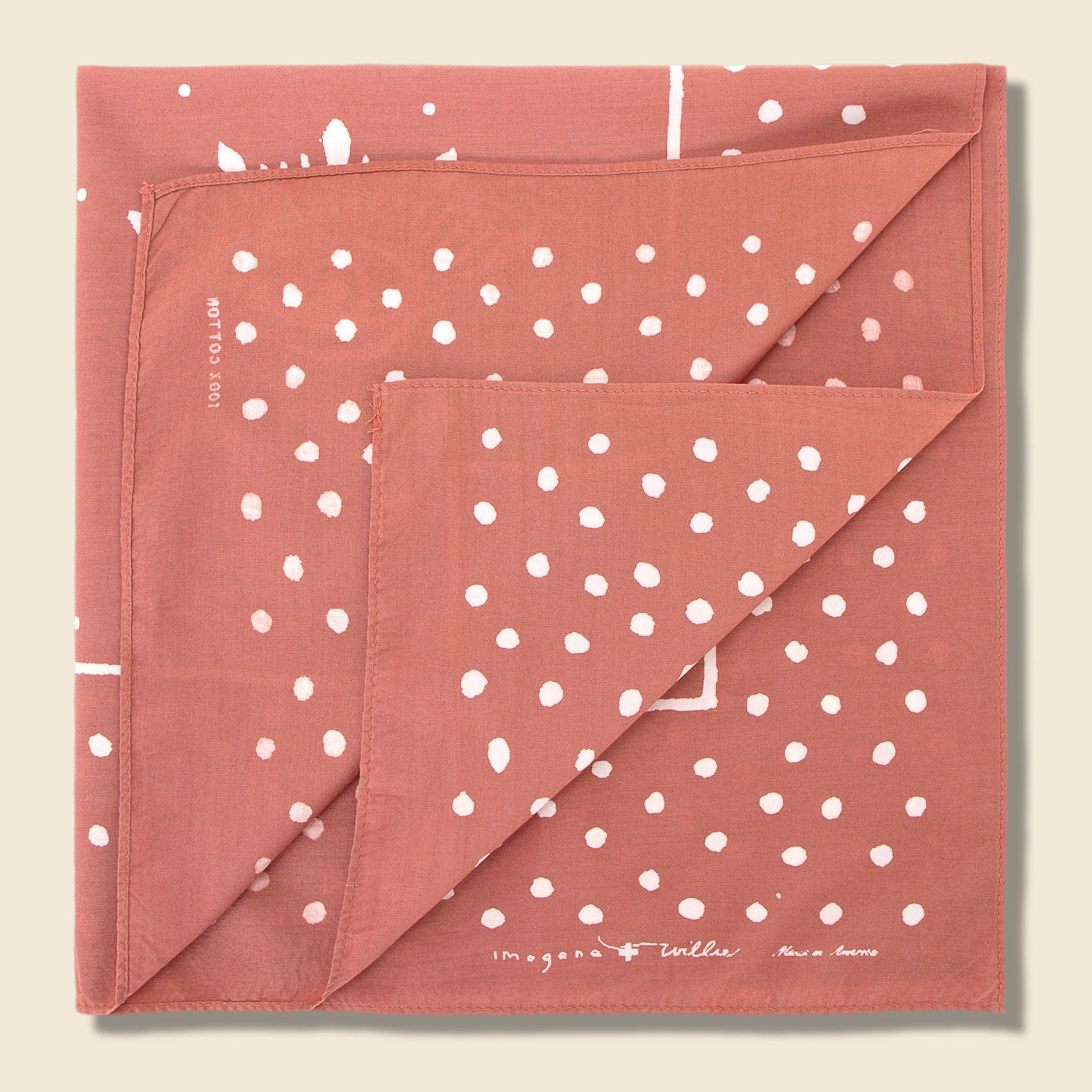 The Revolution no. 9 Bandana - Faded Pink - Image 2