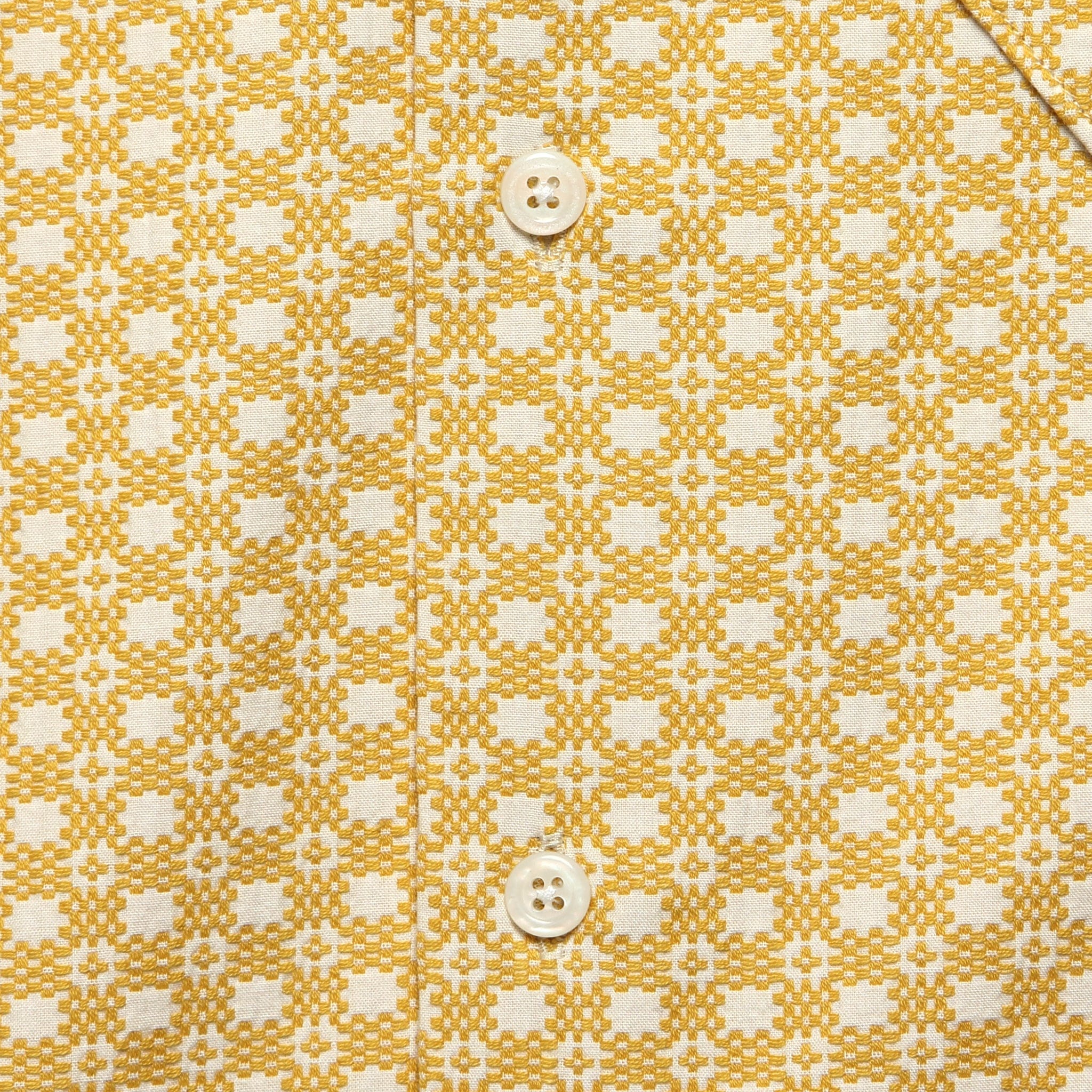 Tile Road Shirt - Yellow/White - Image 3