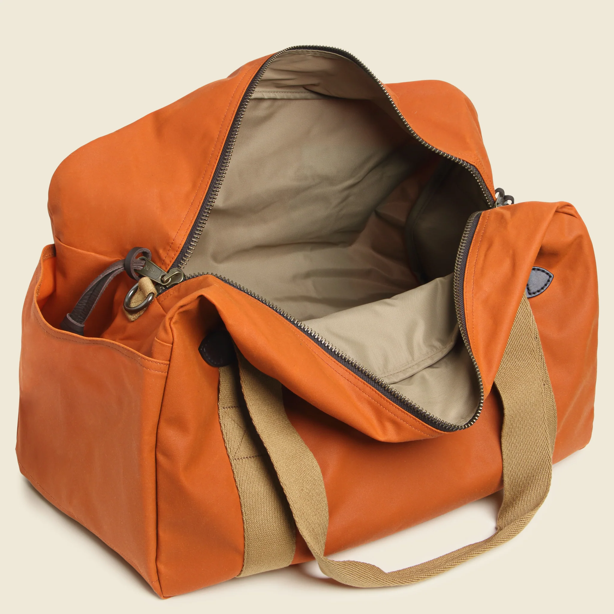 Tin Cloth Medium Duffle Bag - Rust - Image 3