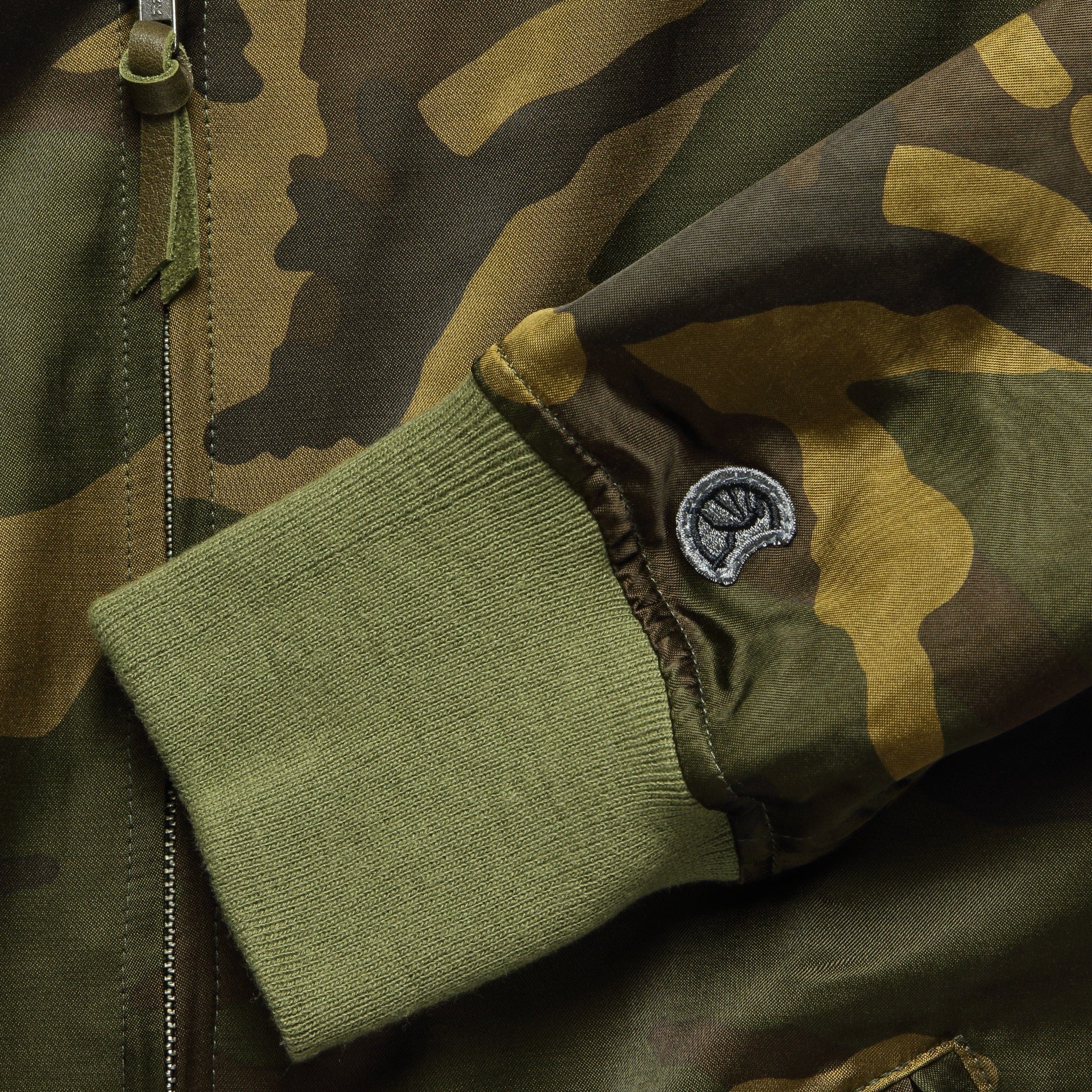 Todd Snyder + Champion - Satin Camo Bomber - Green - Image 4
