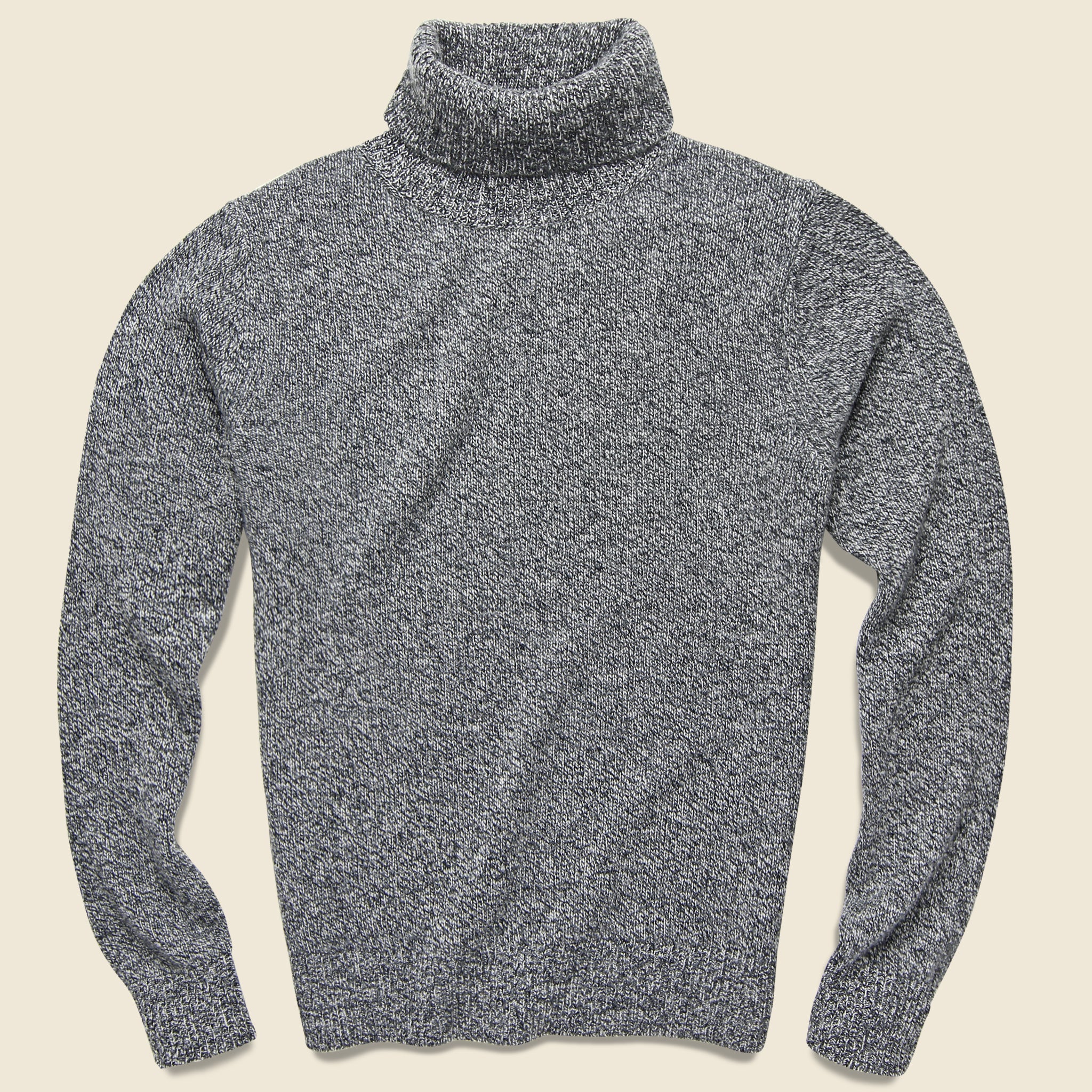 Cashmere Turtleneck - Grey Heather