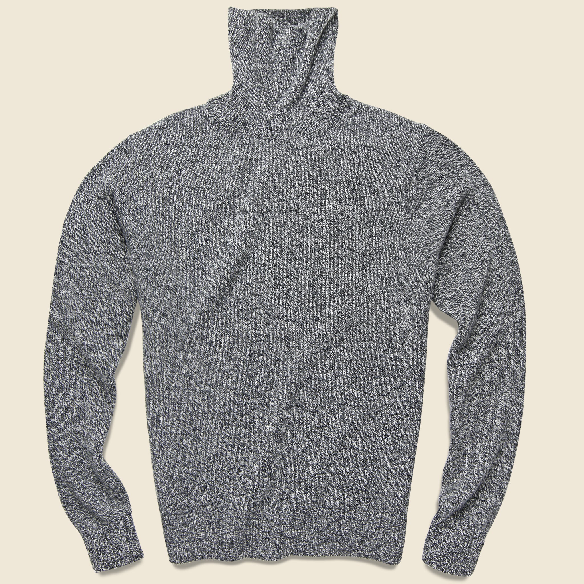 Cashmere Turtleneck - Grey Heather - Image 3