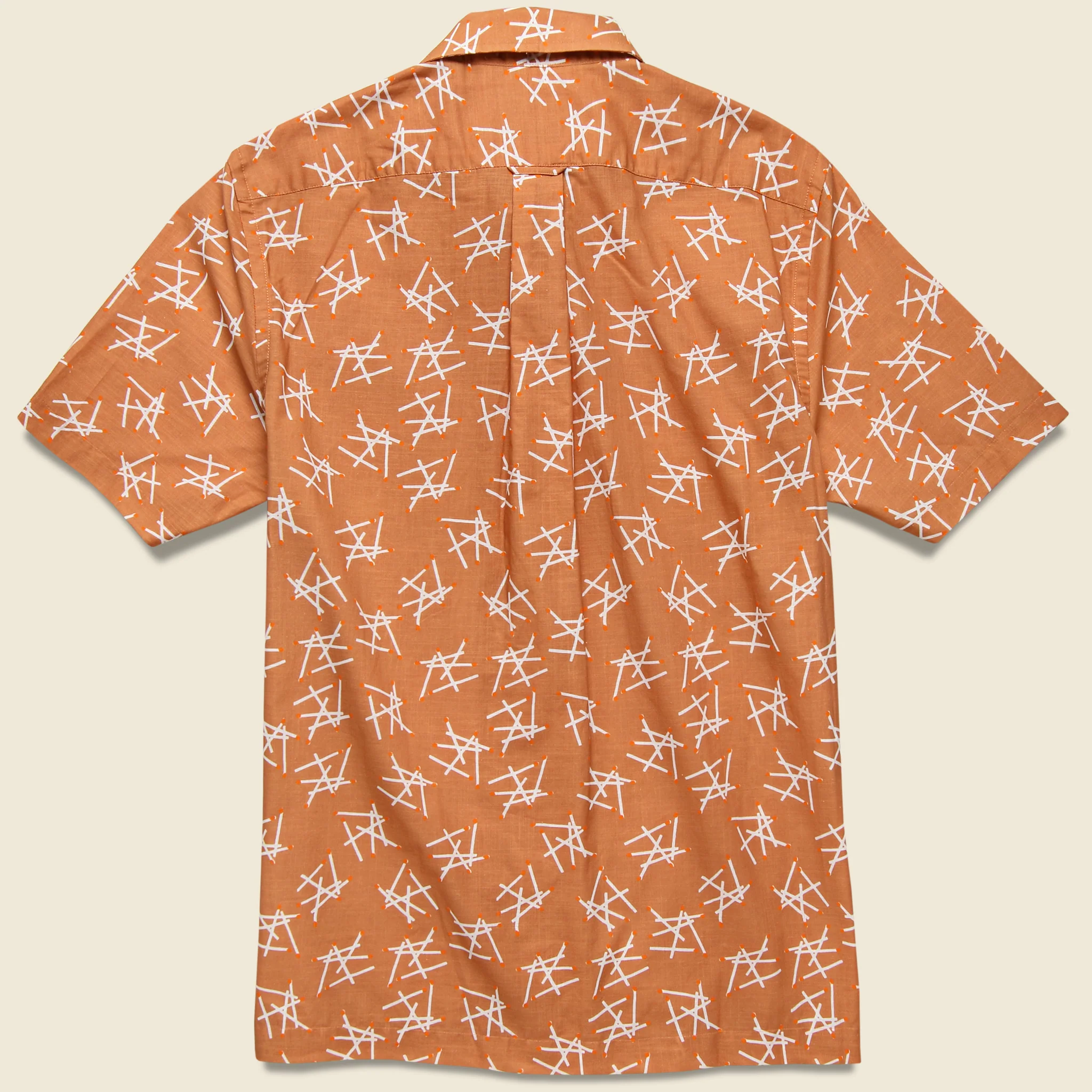 Matchstick Camp Shirt - Peach - Image 3