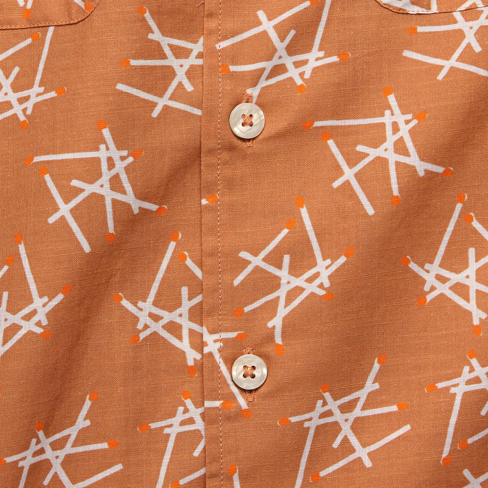 Matchstick Camp Shirt - Peach - Image 4