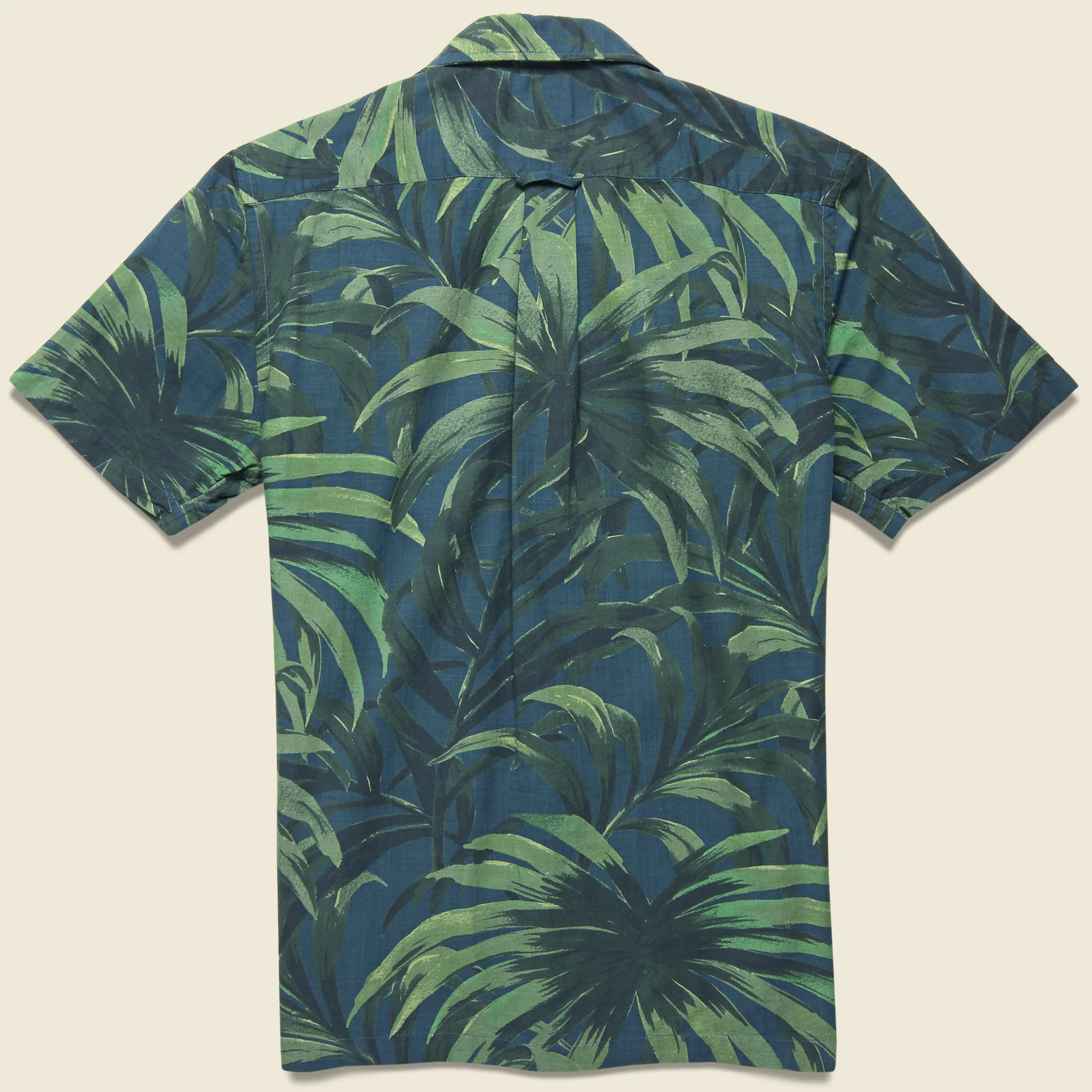 Palm Print Shirt - Olive - Image 2
