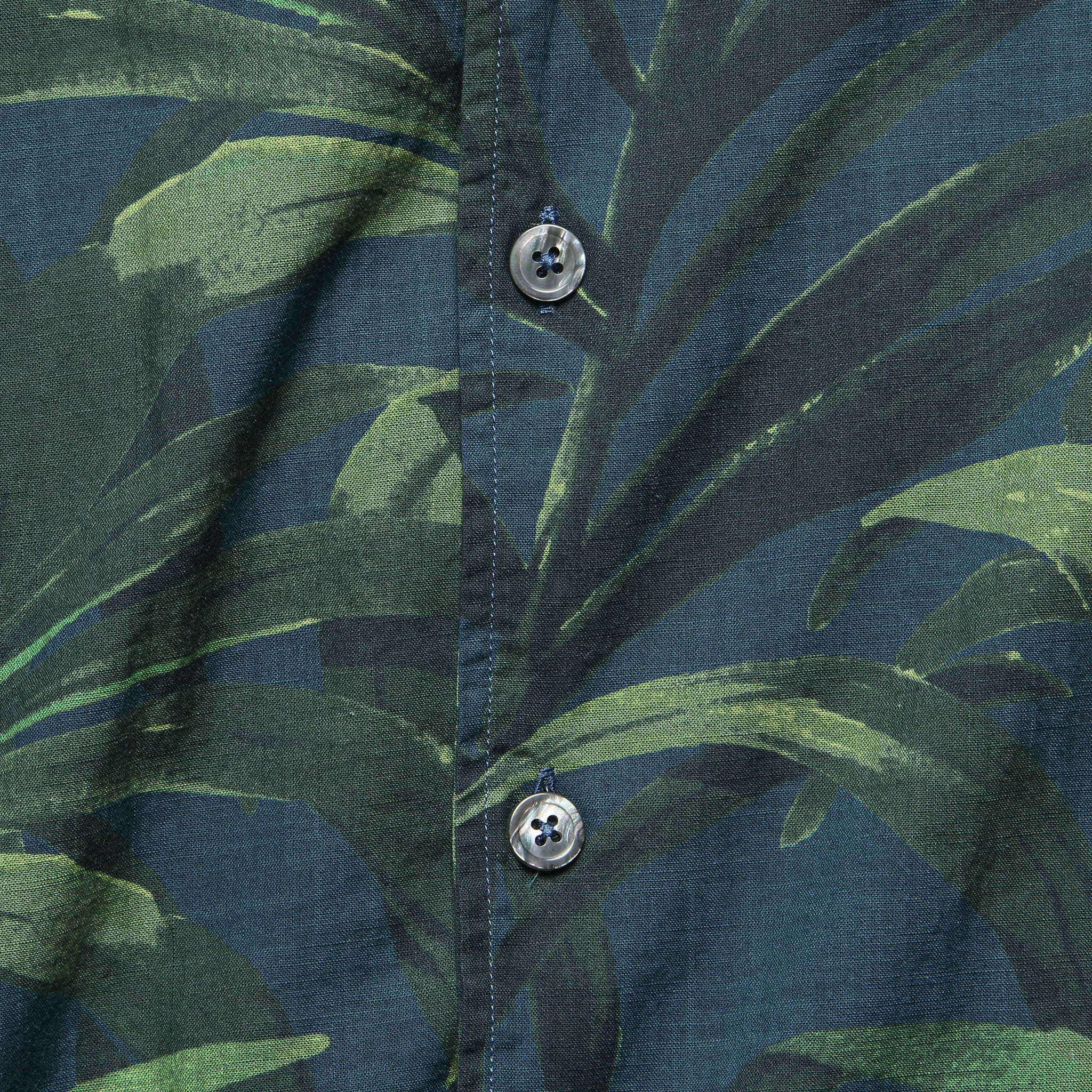 Palm Print Shirt - Olive - Image 3