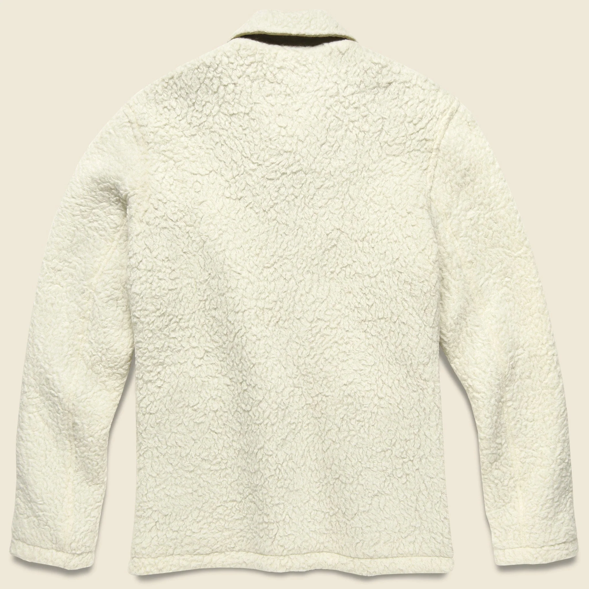 Sherpa Chore Jacket - White - Image 2