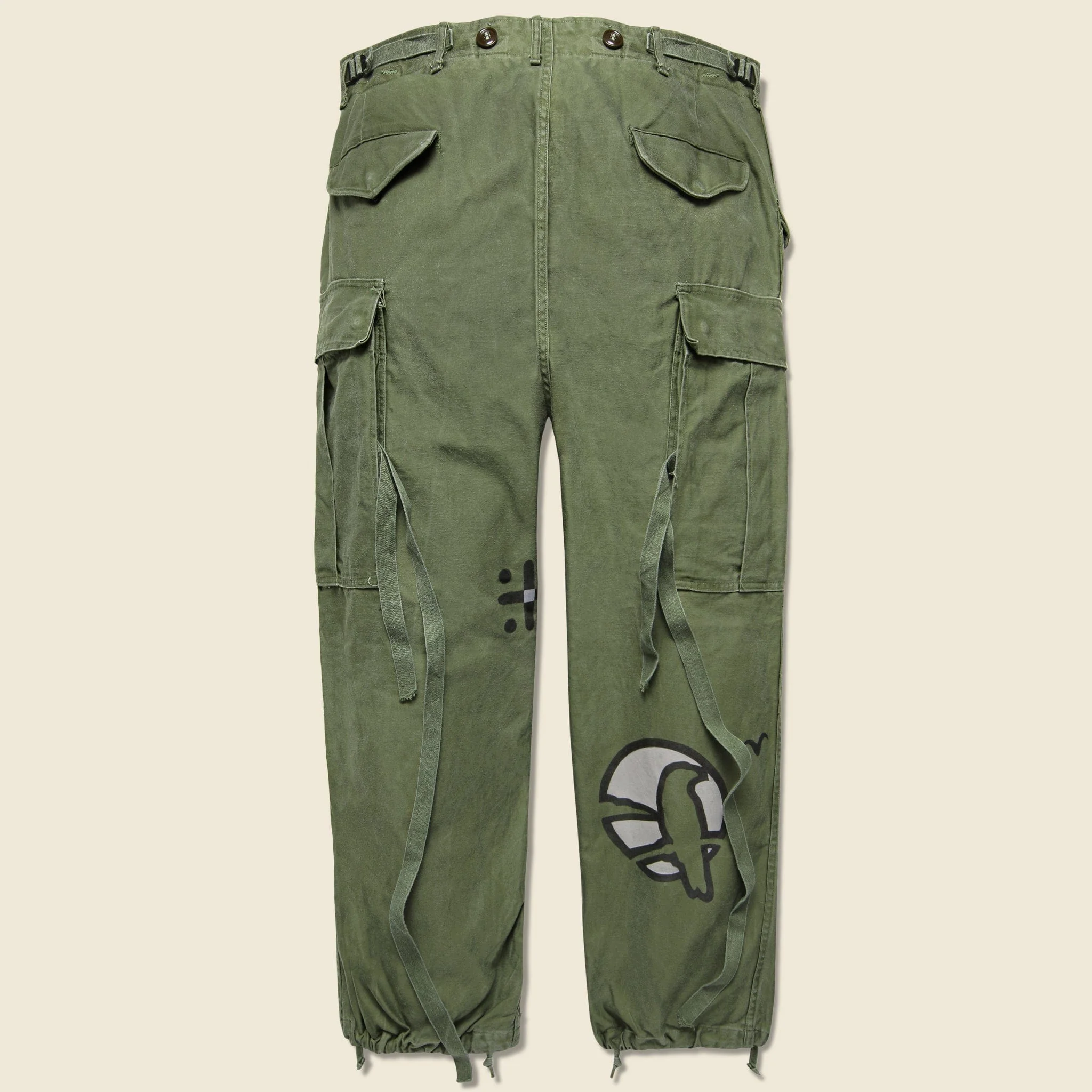Vintage Military-Issued Field Pants - All Seeing Eye - Image 2