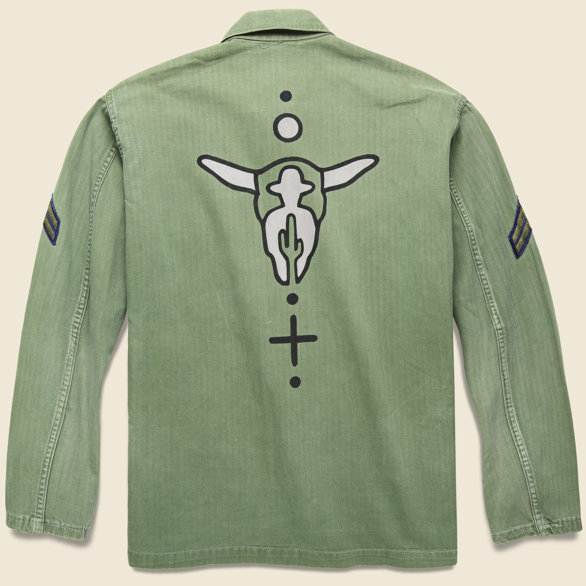 Vintage Combat Overshirt - Desert Longhorn Skull - Image 2