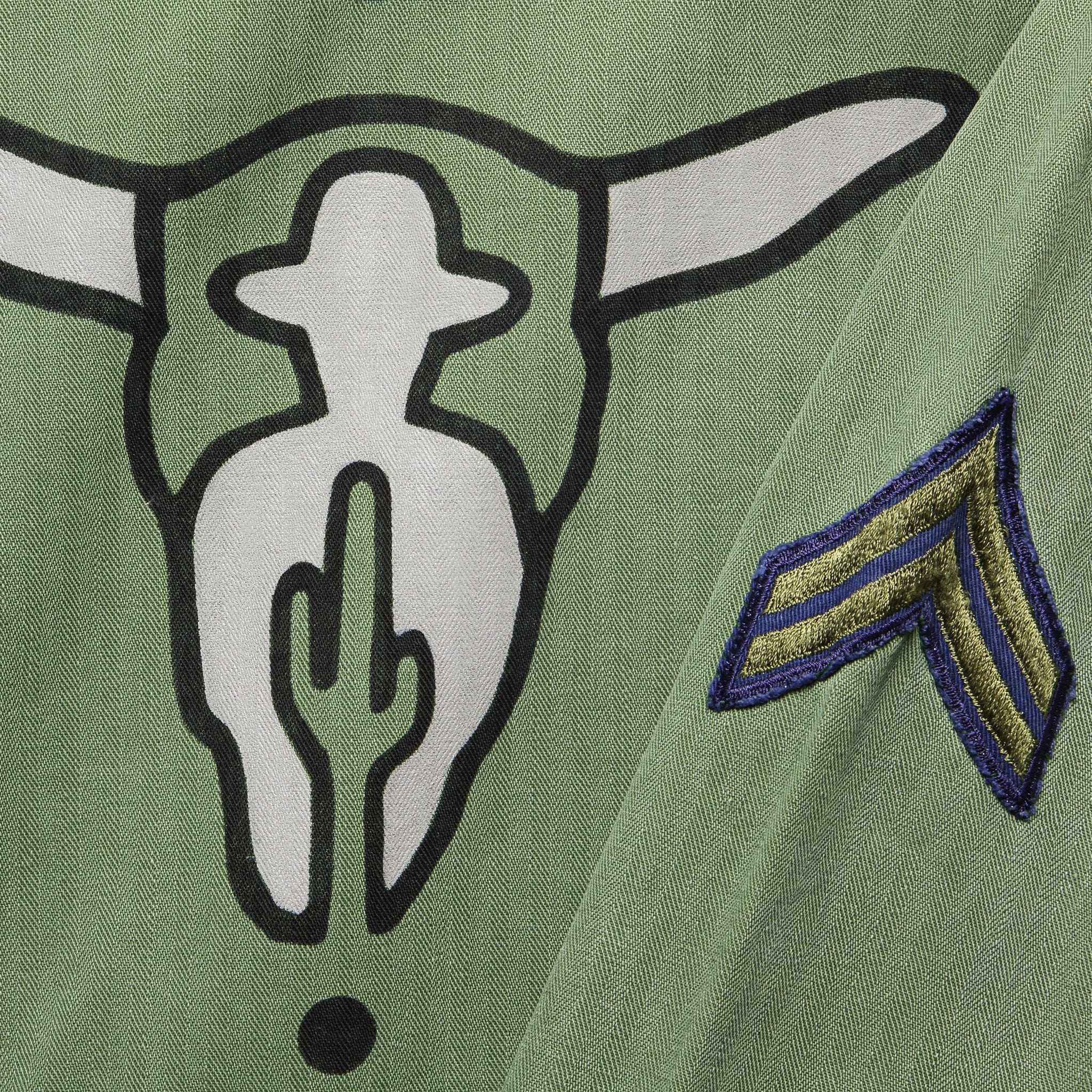 Vintage Combat Overshirt - Desert Longhorn Skull - Image 4