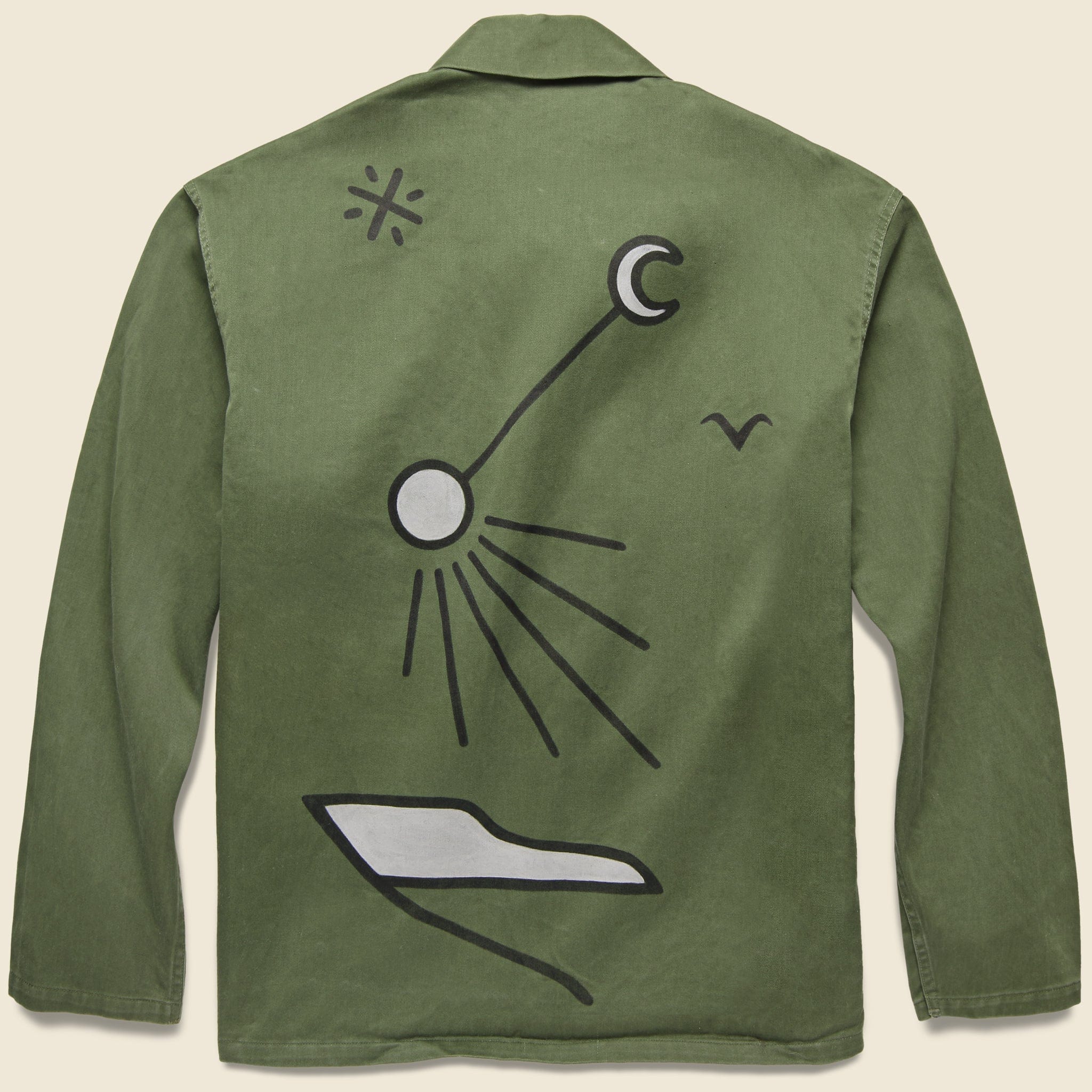 Vintage Combat Overshirt - Sun & Moon