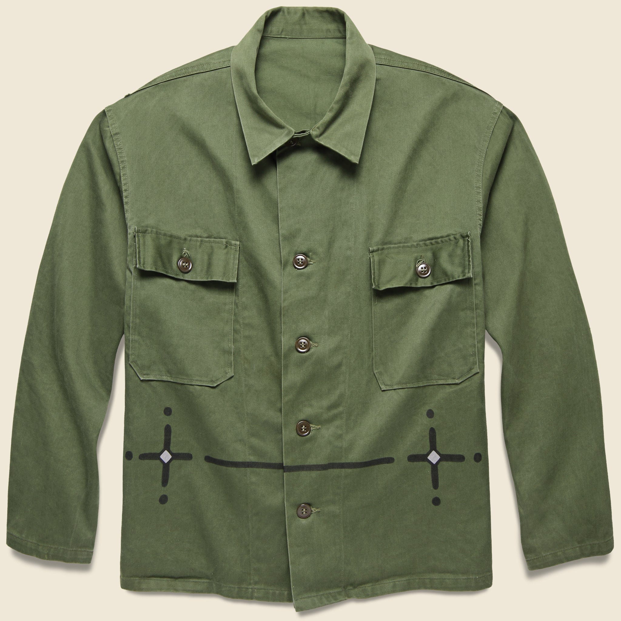 Vintage Combat Overshirt - Sun & Moon - Image 2
