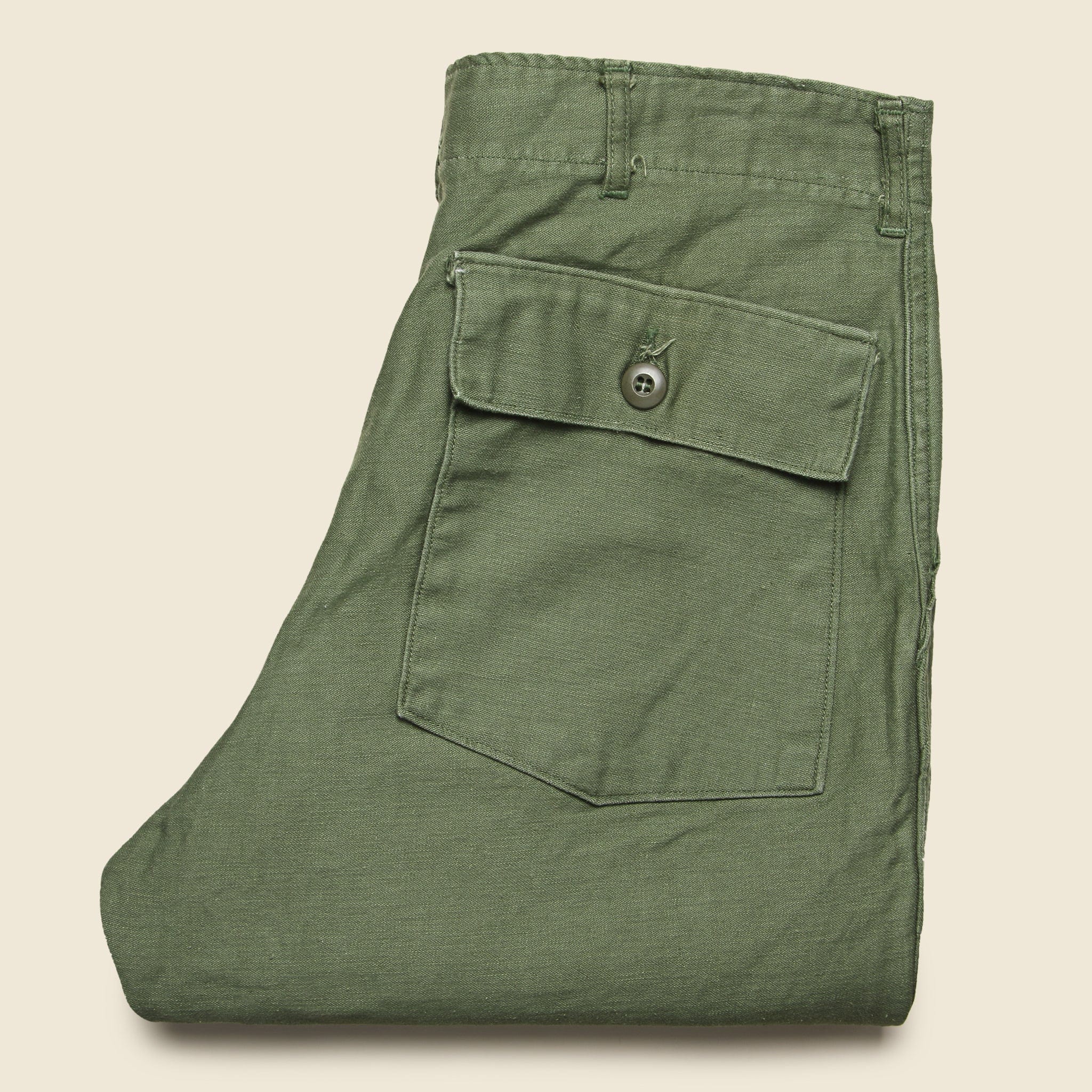Vintage Military-Issued Sateen Fatigues - Birds - Image 3
