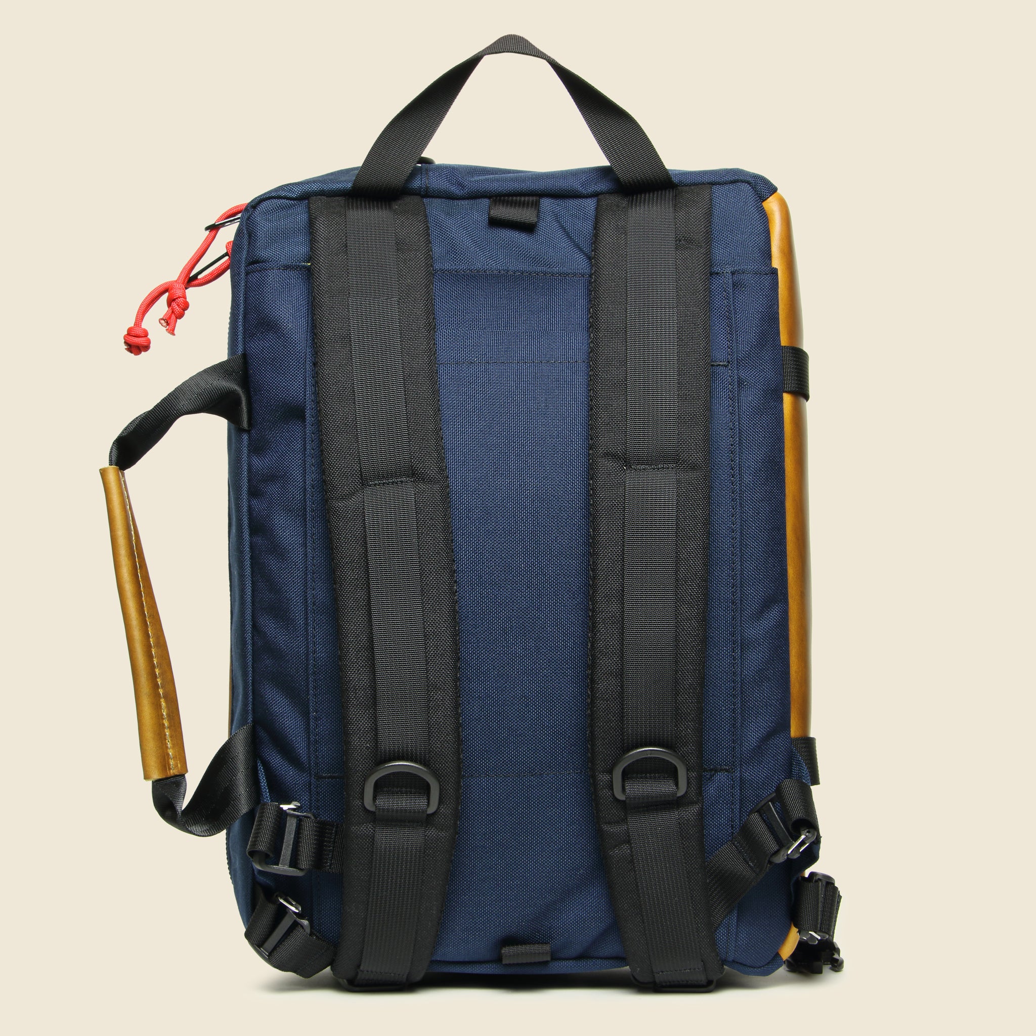 Commuter Briefcase - Navy/Brown Leather - Image 3