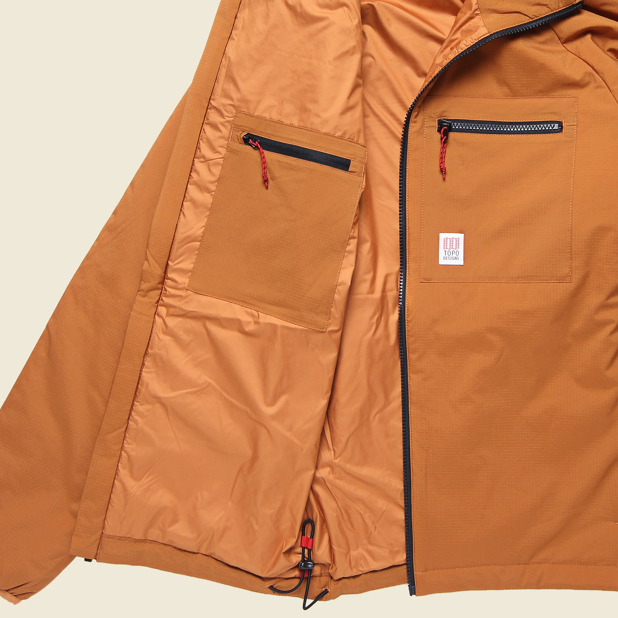 Puffer Hoodie - Clay - Image 3