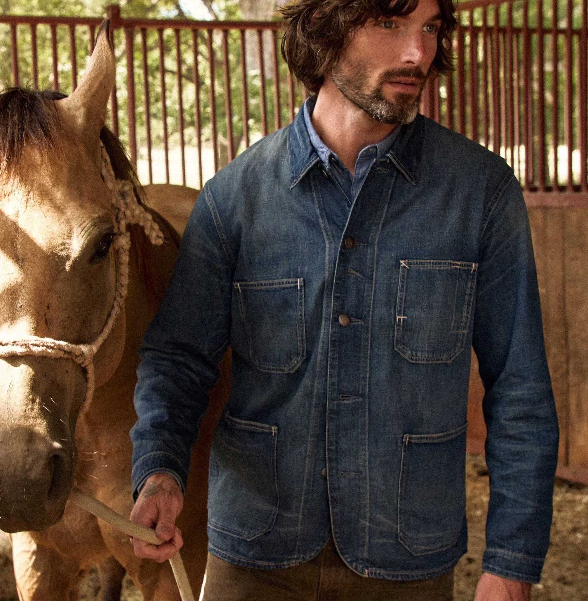 Denim Engineer Jacket - Torrington Wash - Image 2