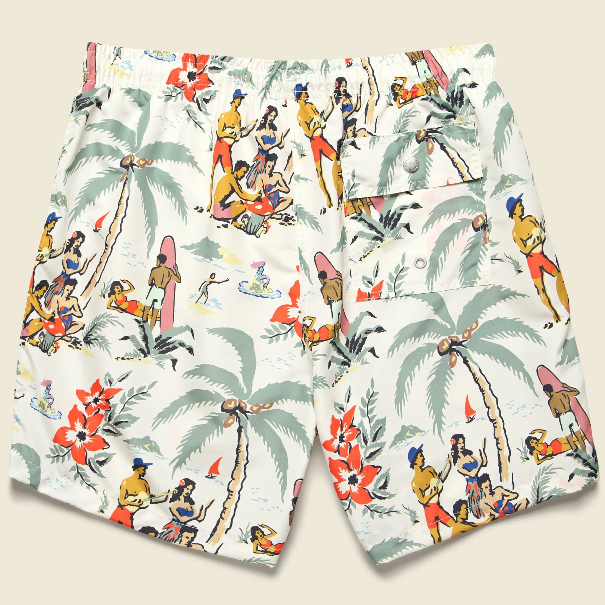Trippin Beach Swim Trunk - Natural - Image 2