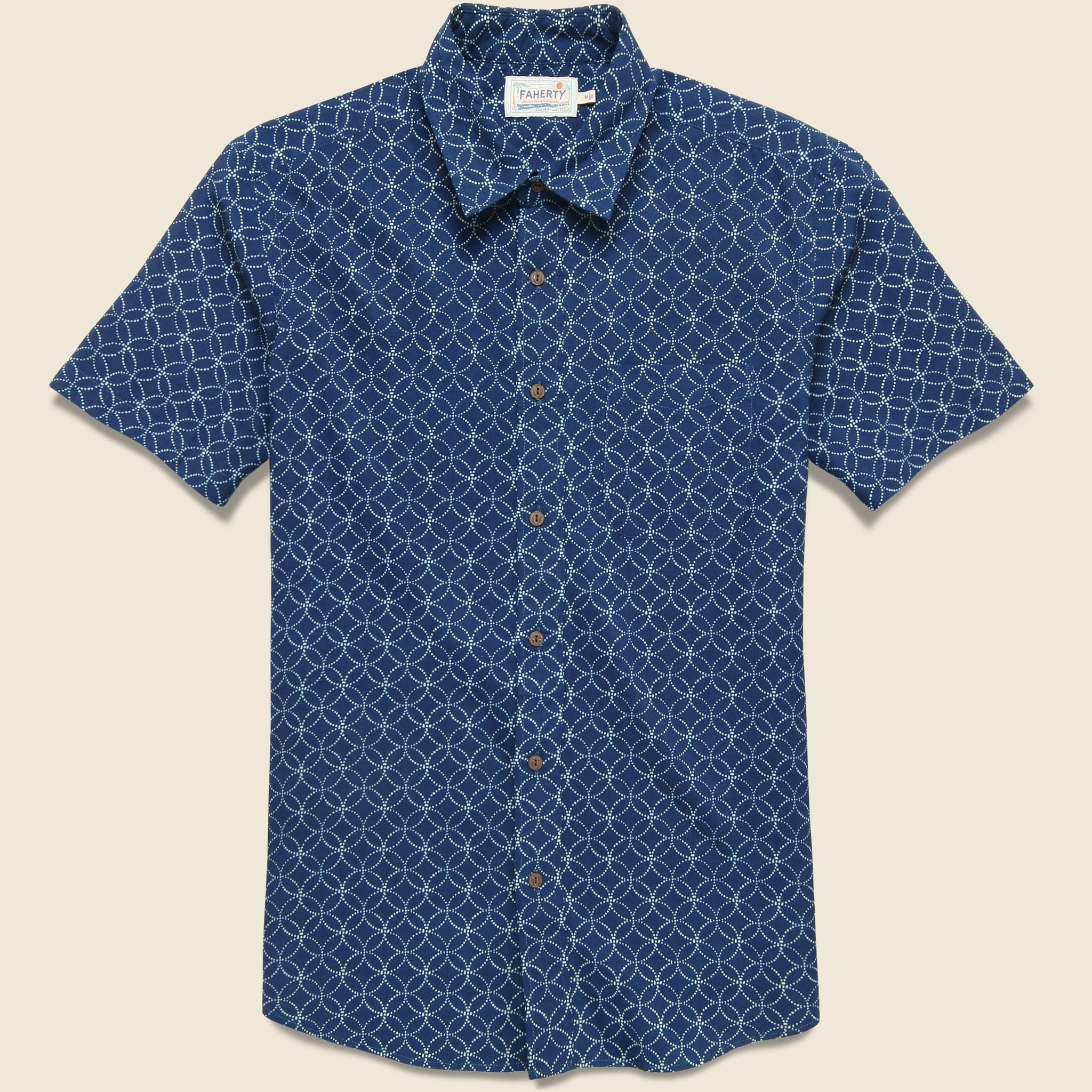 Tropical Cotton Shirt - Moonlight Batik