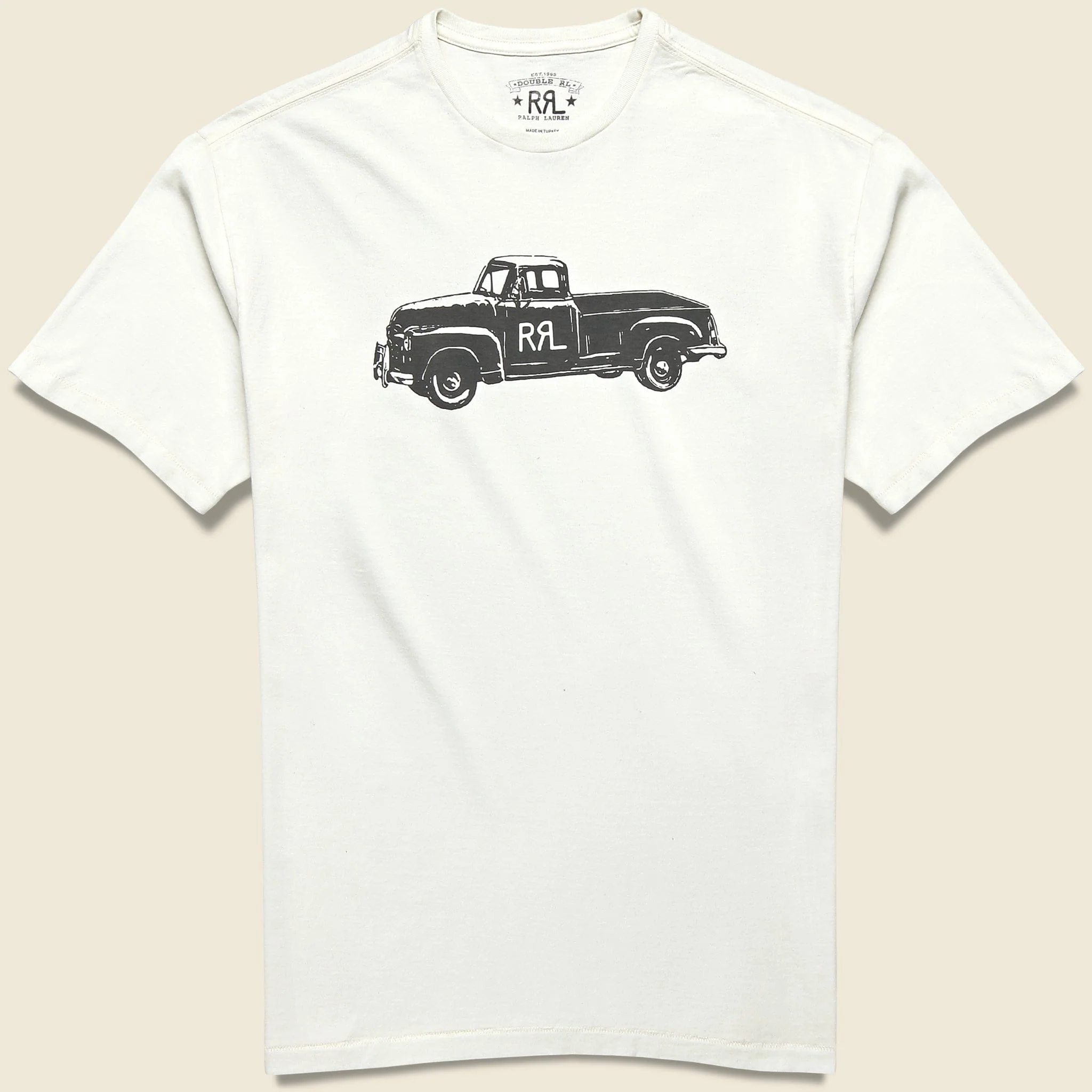 Truck Logo Tee - Paper White