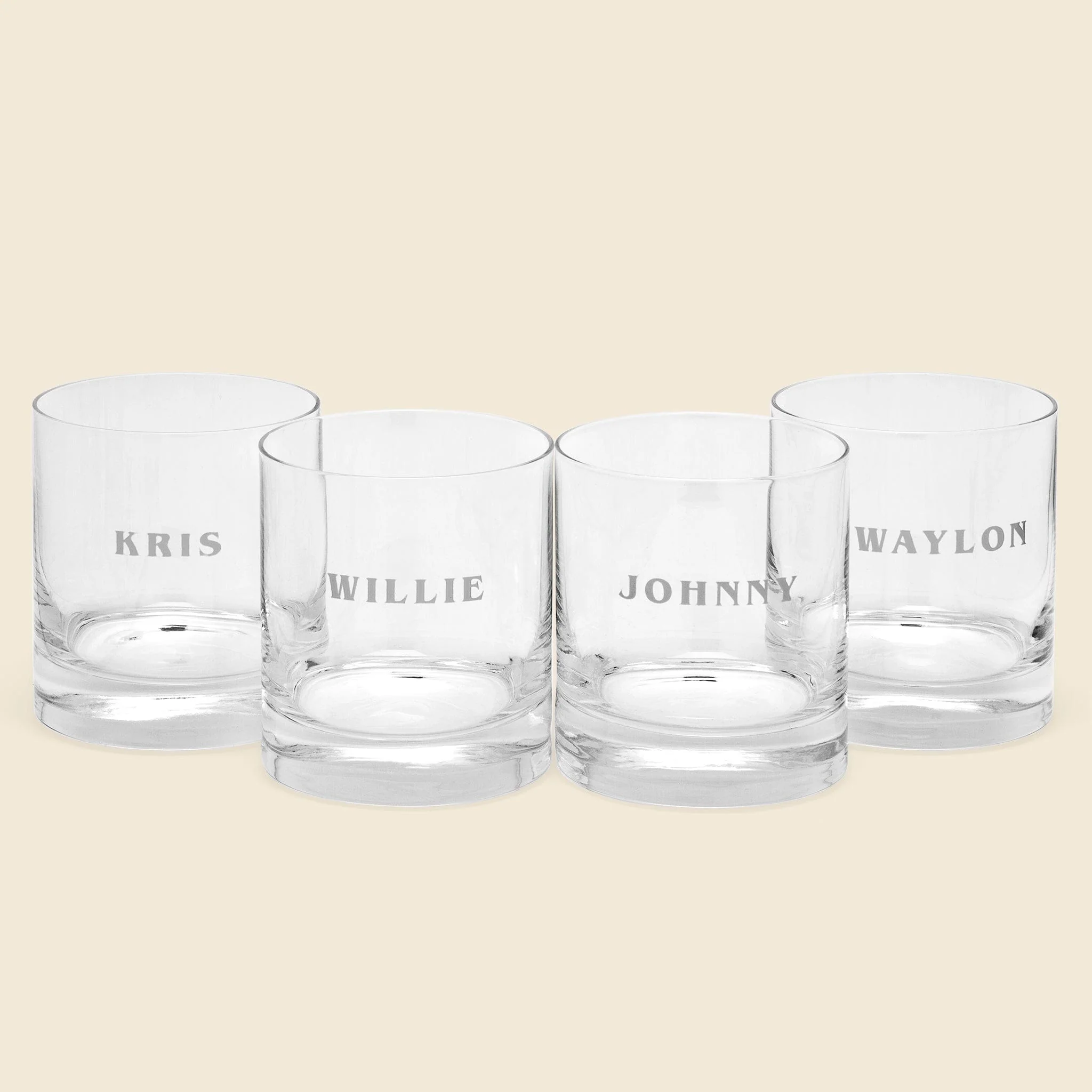 The Highwaymen Glass Set