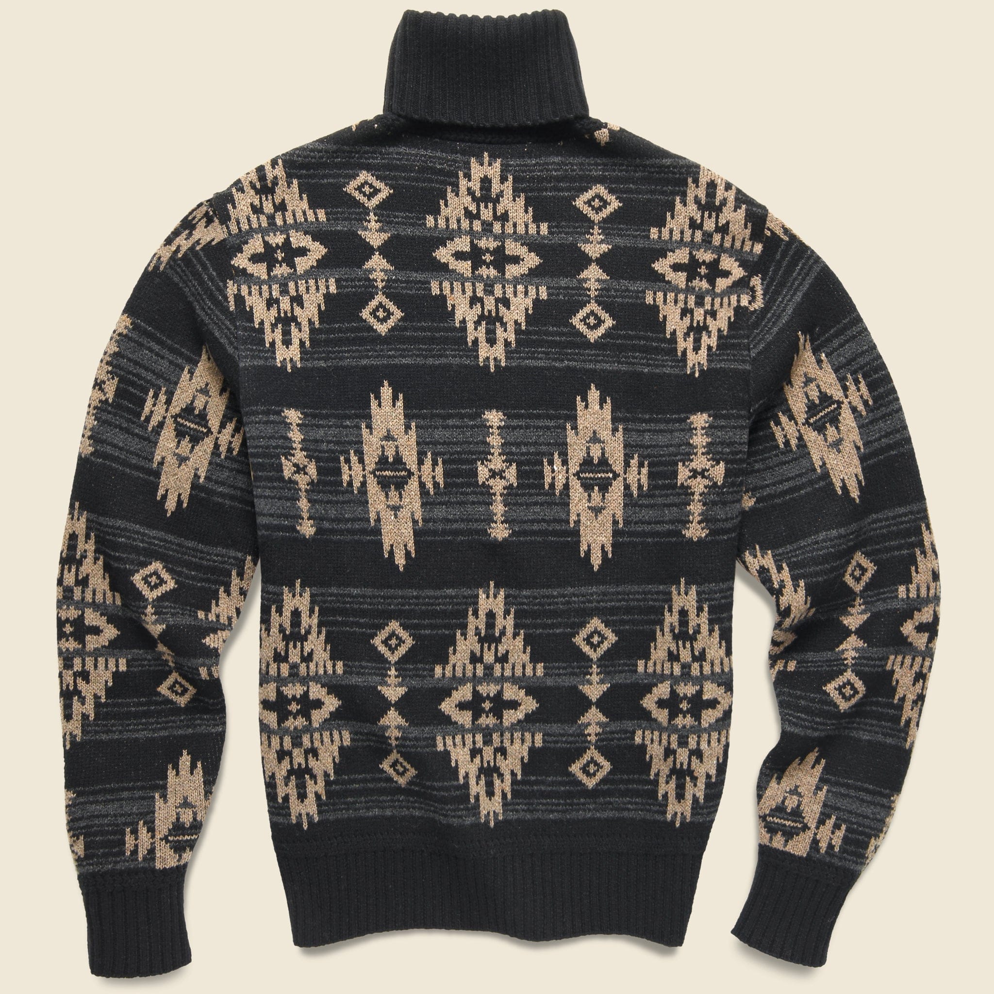 Turtle Neck Pullover - Black Multi - Image 2