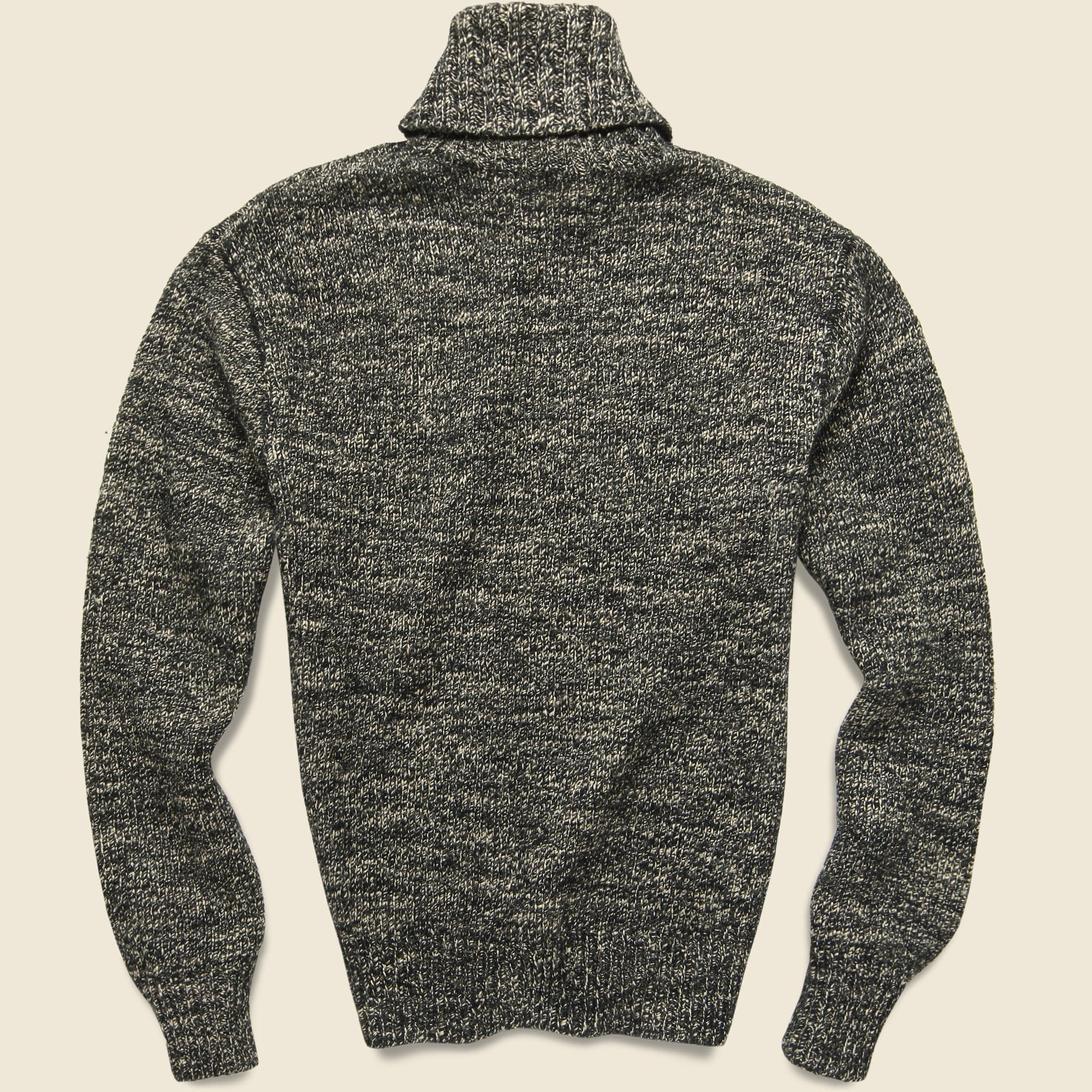 Turtleneck Pullover - Salt Pepper Marl - Image 2