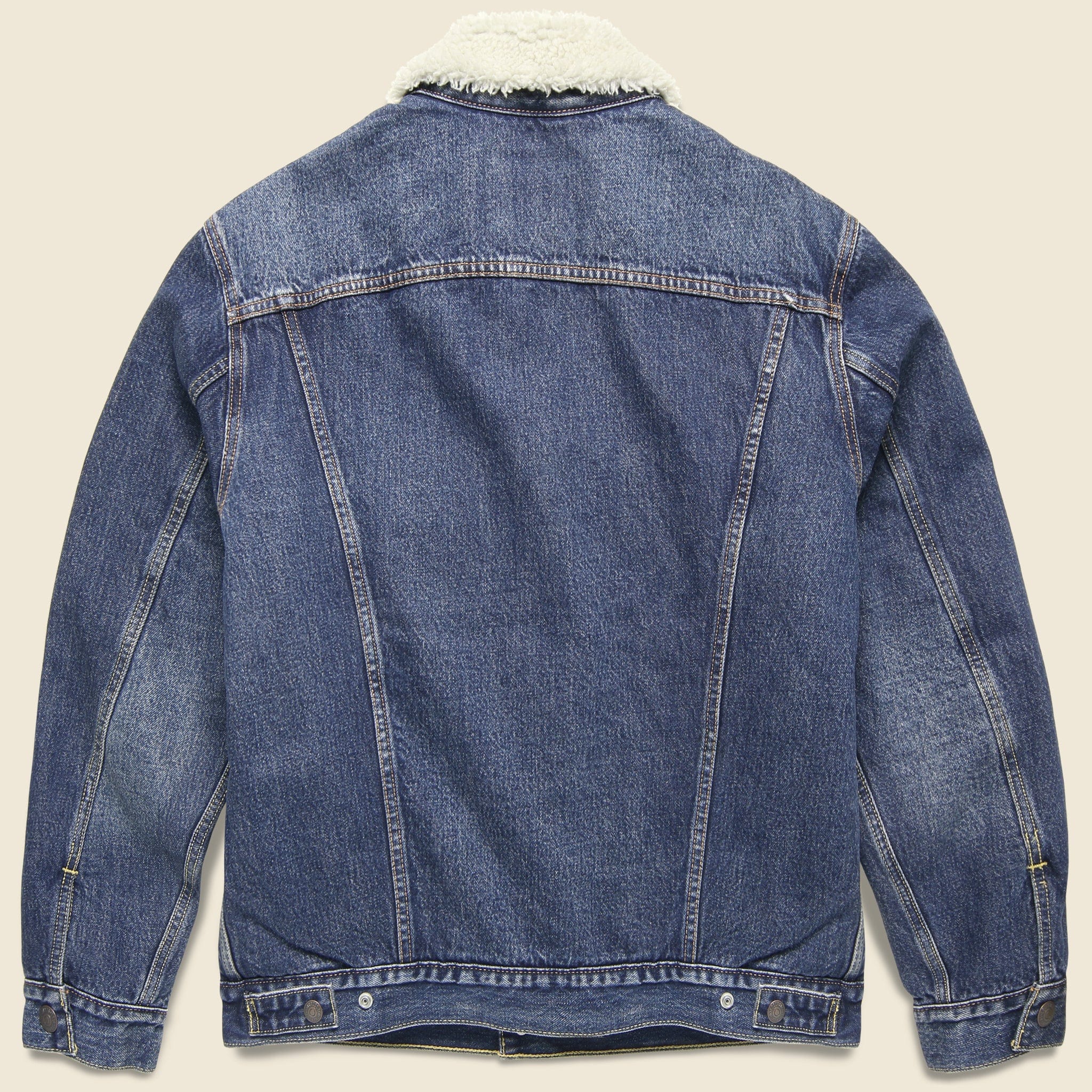 Type III Sherpa  Trucker Jacket - V Dark Sherpa - Image 2