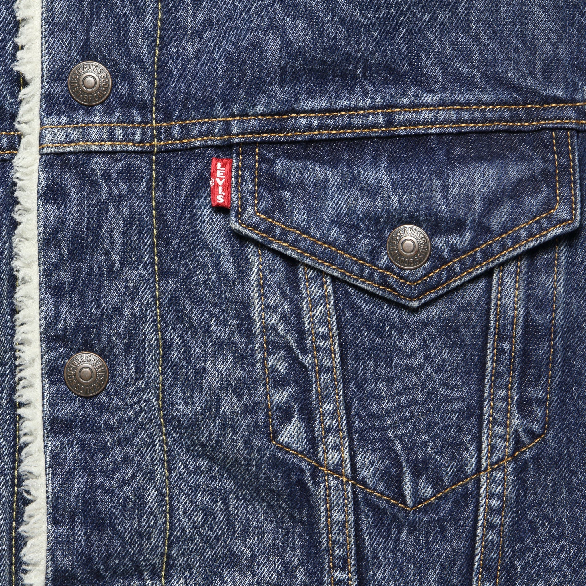 Type III Sherpa  Trucker Jacket - V Dark Sherpa - Image 3