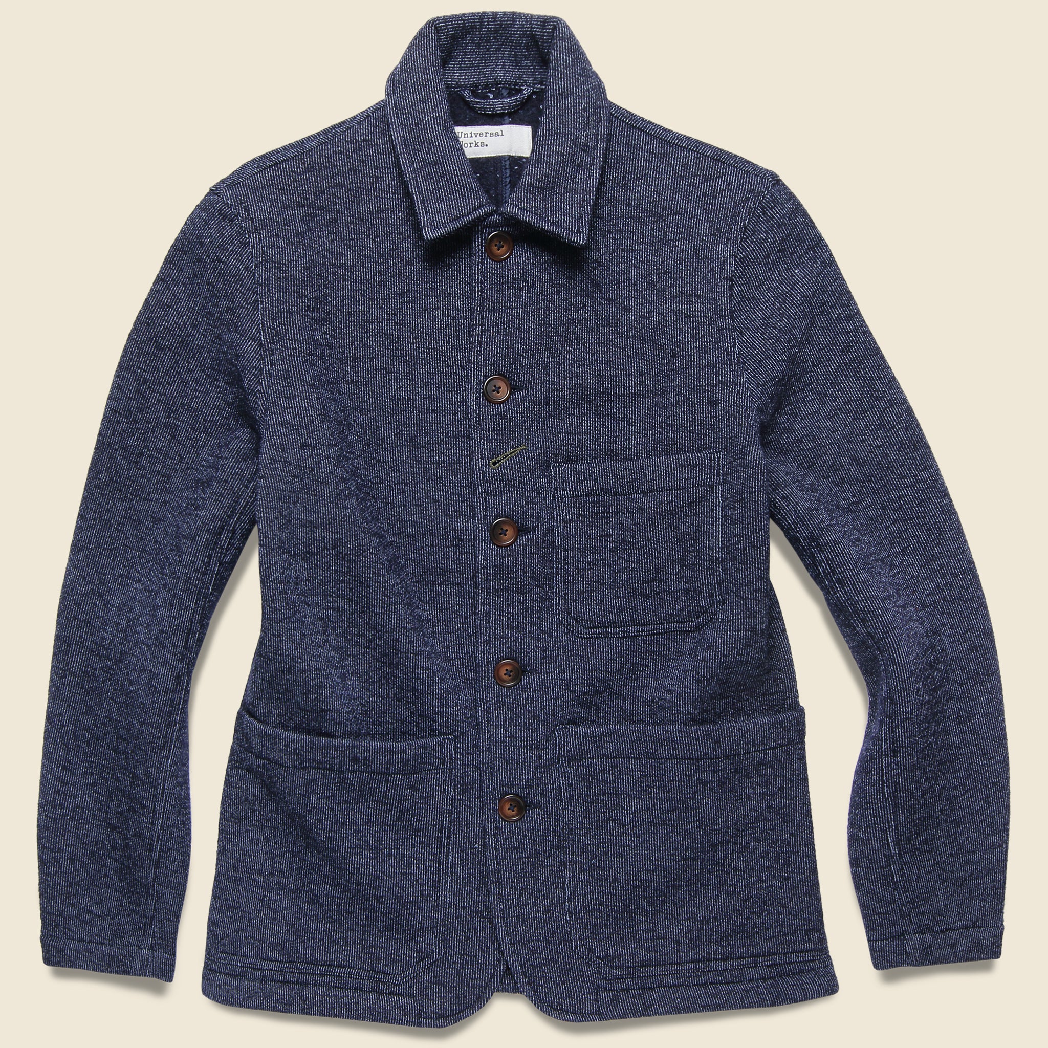 Bakers Stripe Chore Jacket - Indigo
