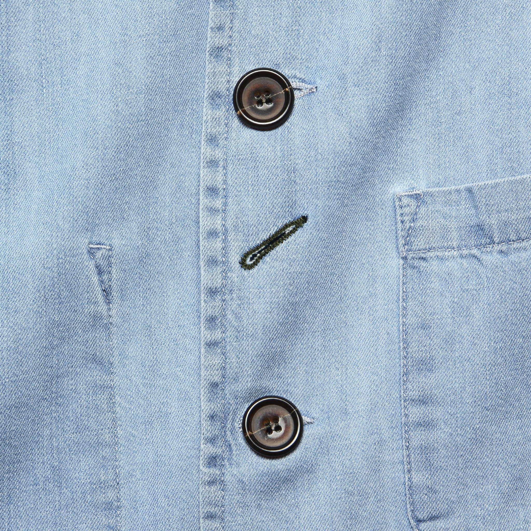 Bakers Jacket - Indigo Summer Denim - Image 3