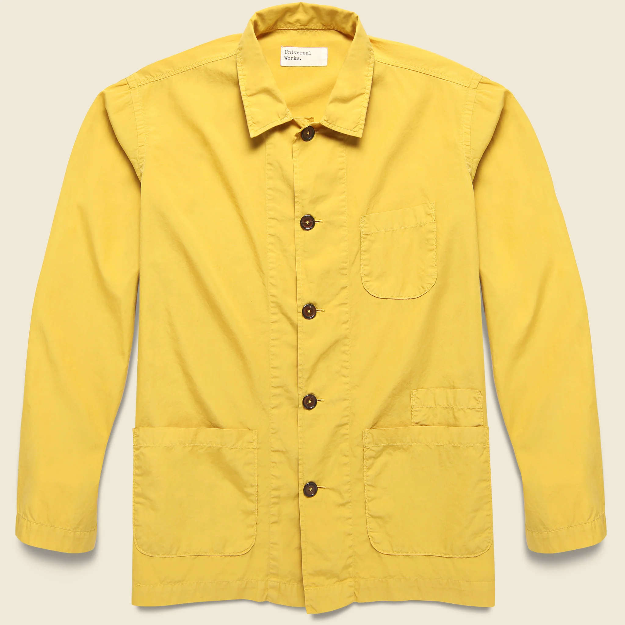 Bakers Poplin Overshirt - Gold
