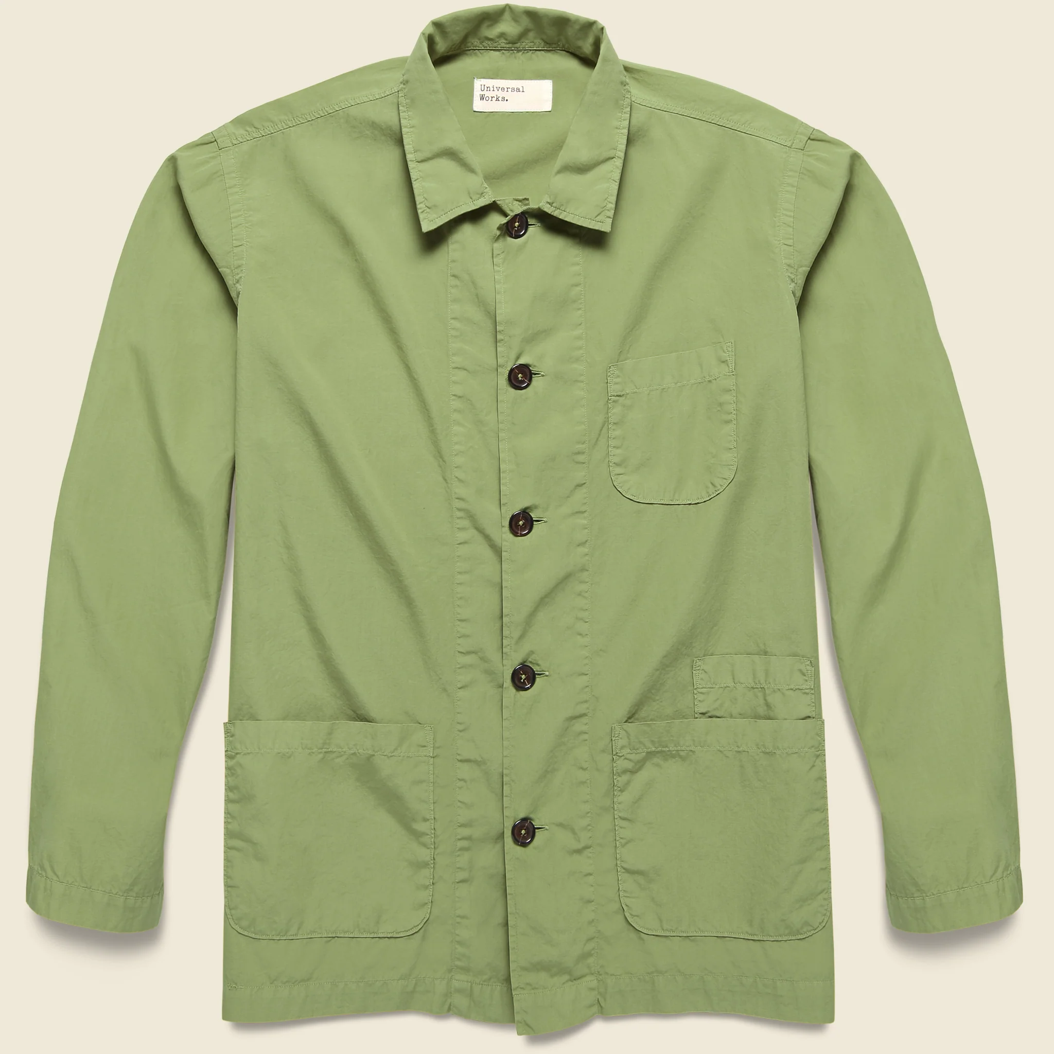 Bakers Poplin Overshirt - Olive