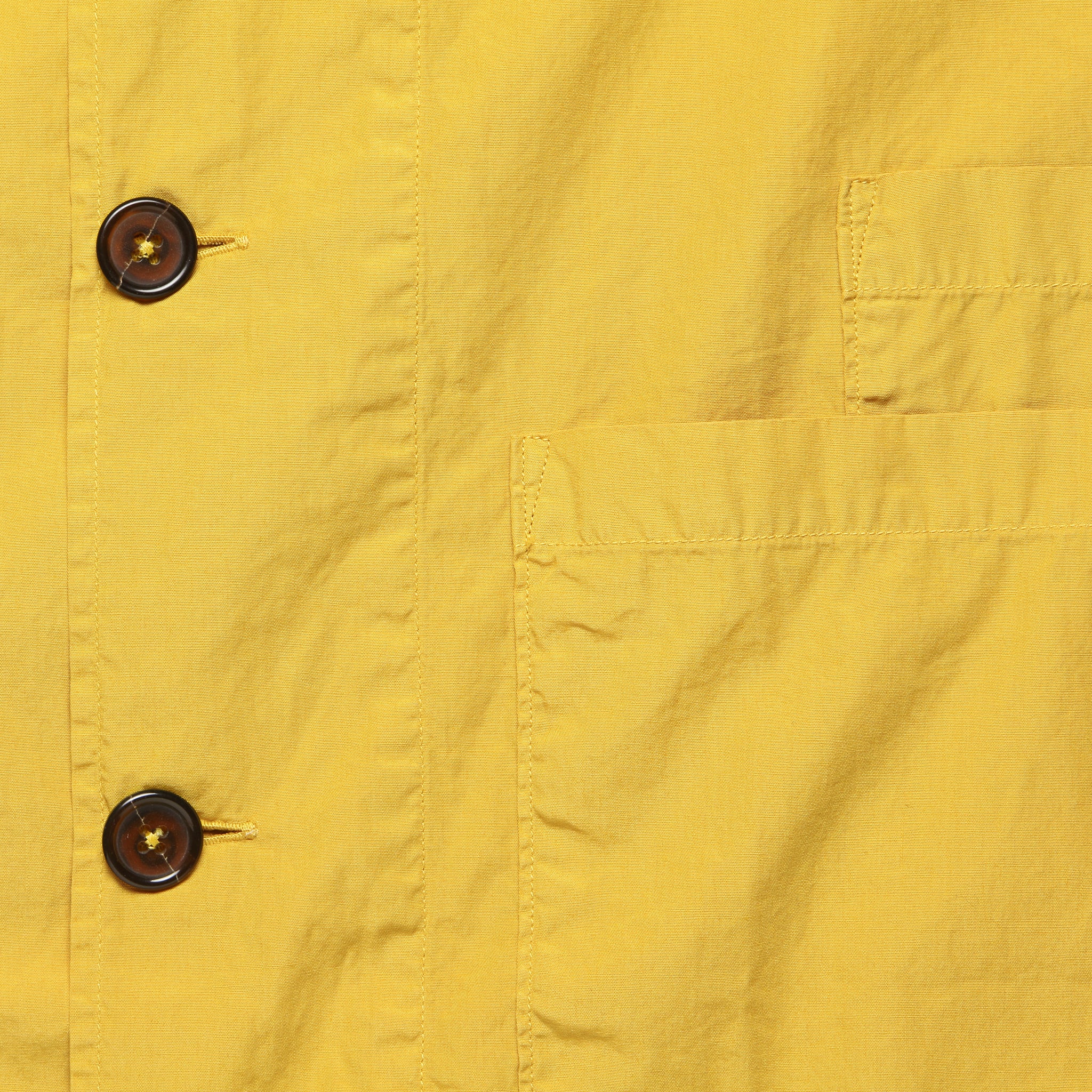 Bakers Poplin Overshirt - Gold - Image 3