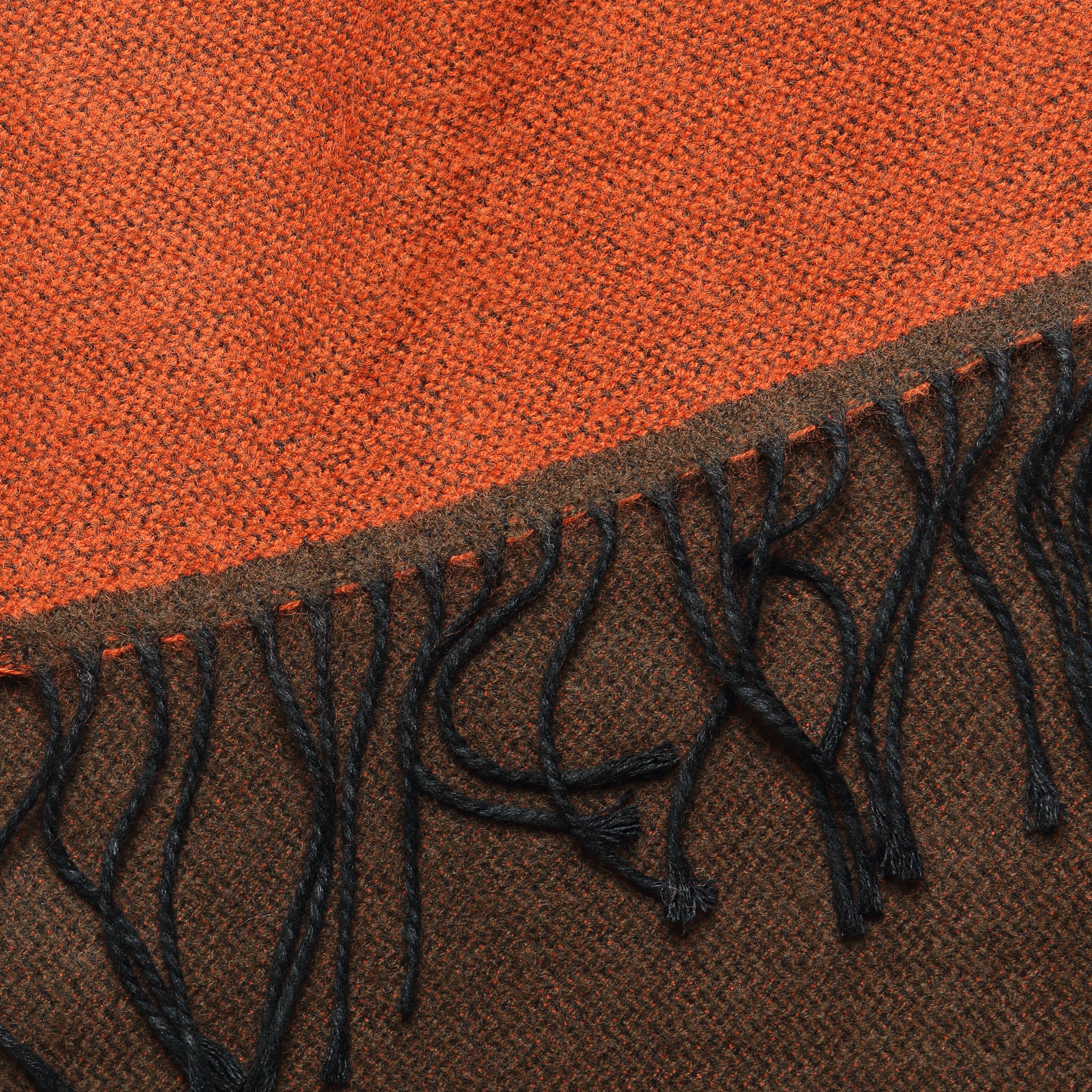 Double-Sided Scarf - Orange/Brown - Image 2