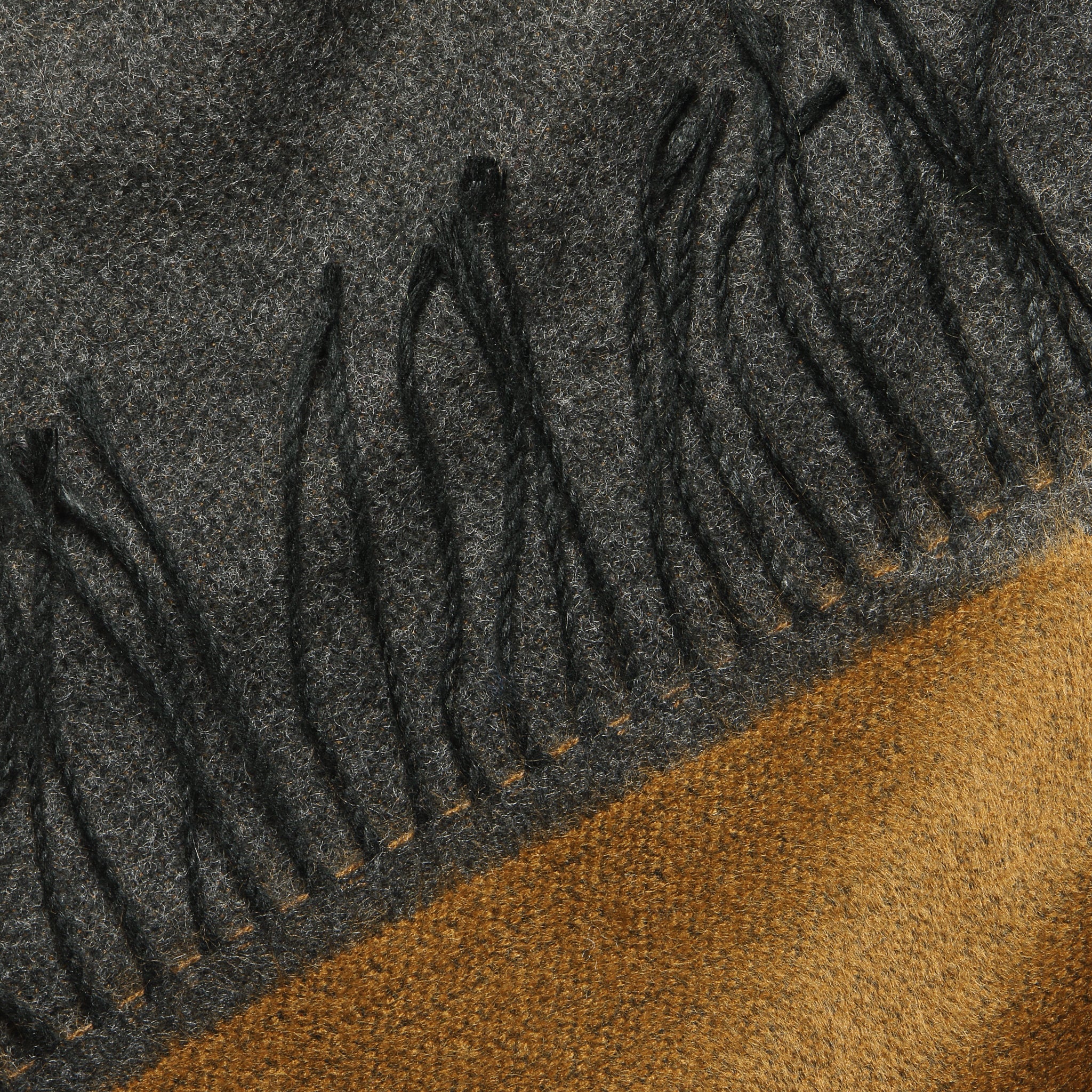 Double-Sided Scarf - Cumin/Charcoal - Image 2