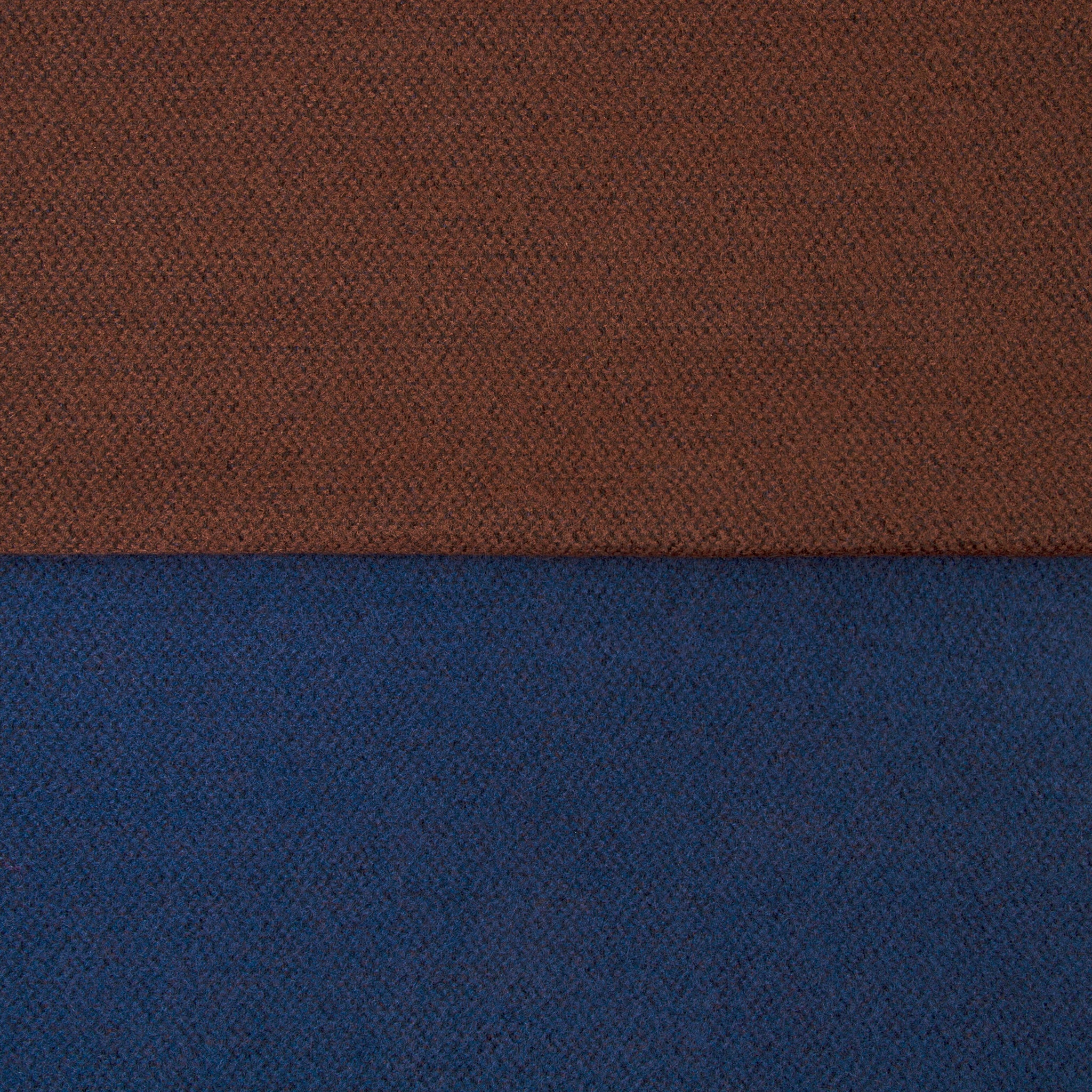 Double-Sided Scarf - Blue/Chocolate - Image 2