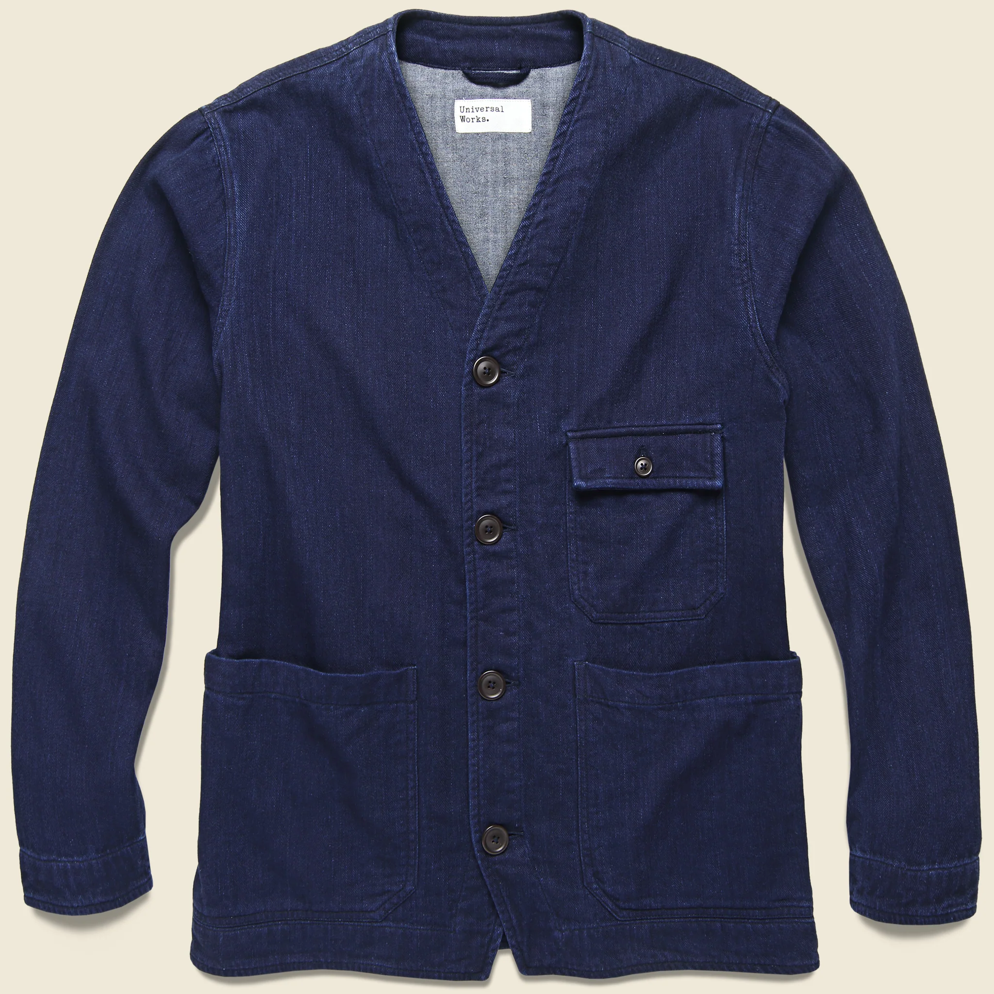 Herringbone Cabin Jacket - Double Denim