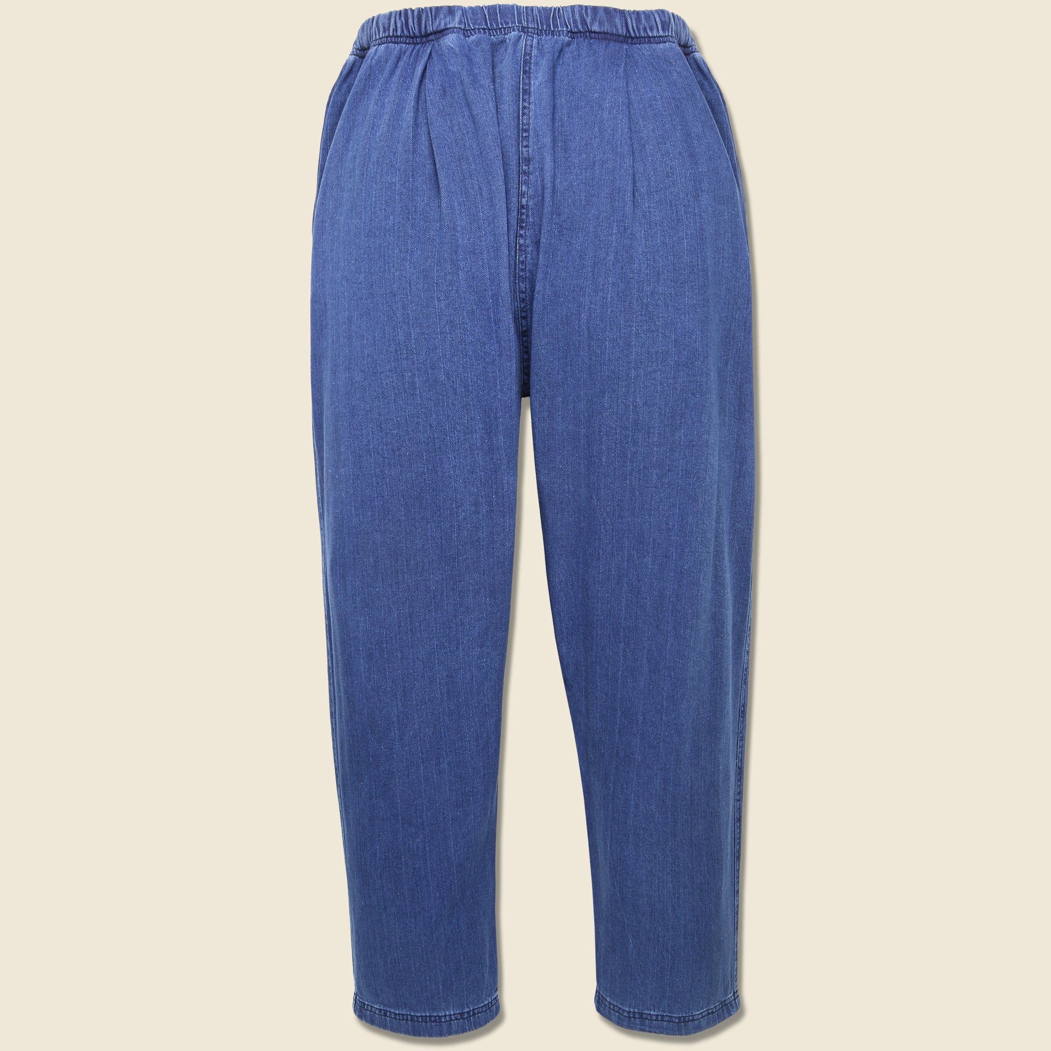 Herringbone Denim Kyoto Work Pant - Washed Indigo