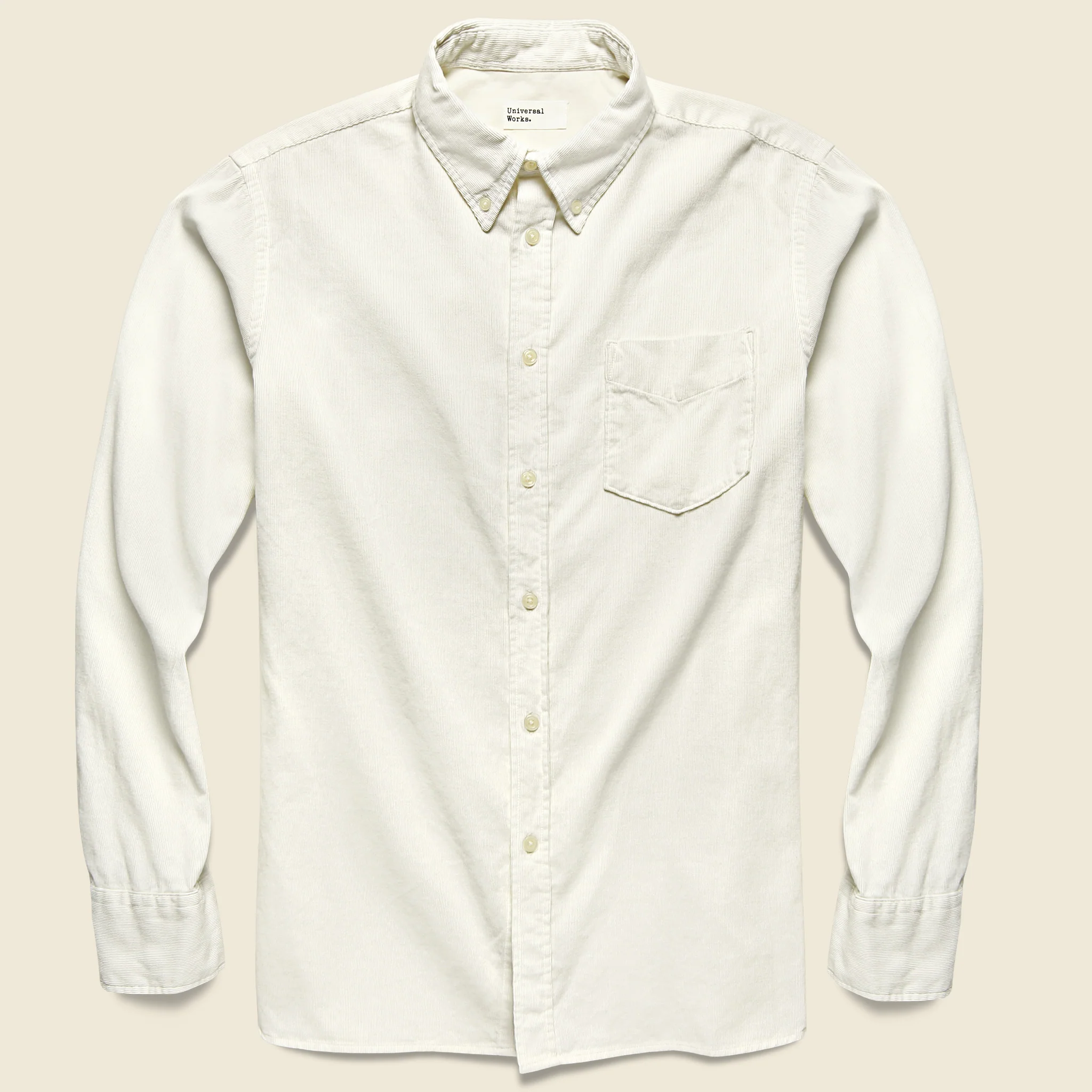 Cord Everyday Shirt - Ecru