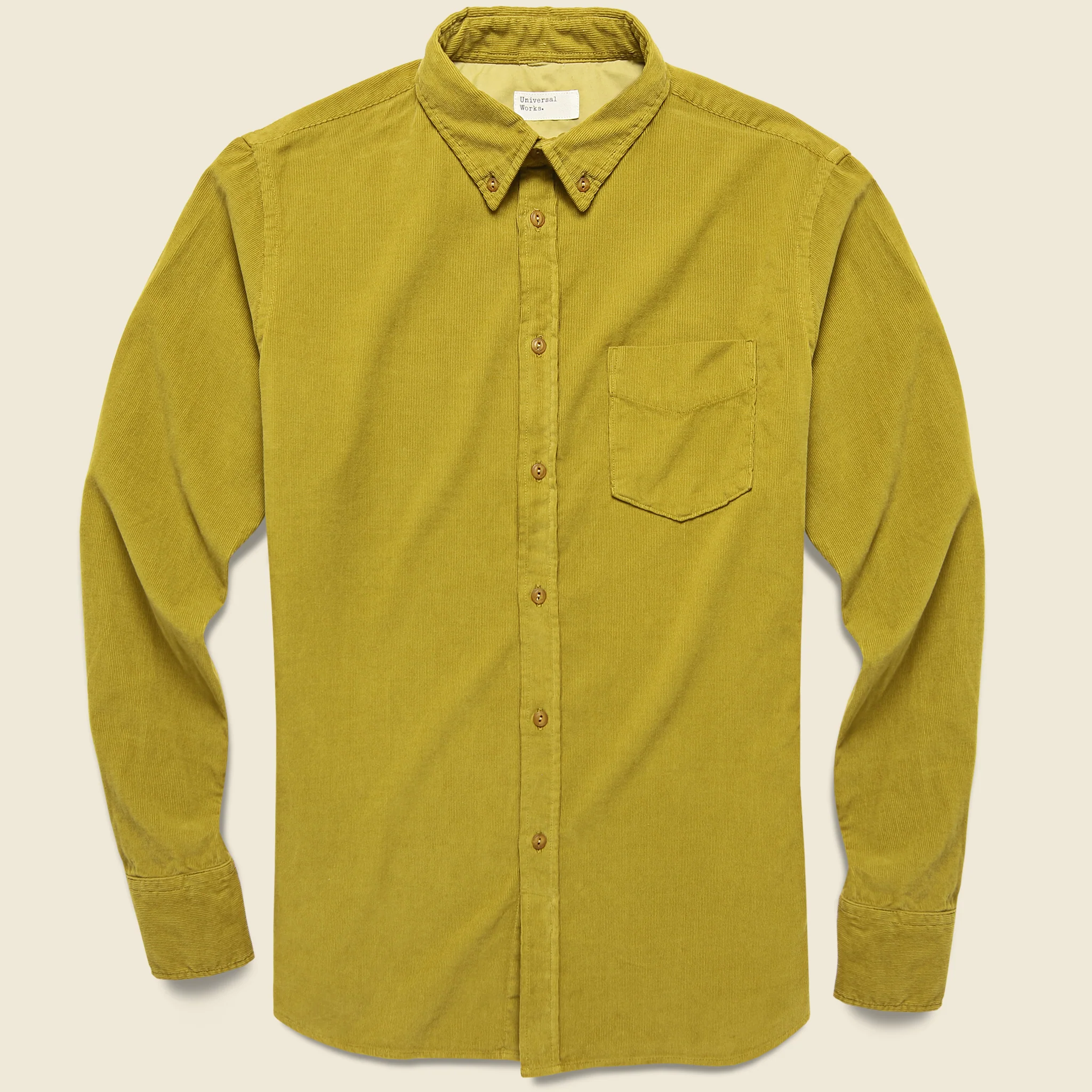 Cord Everyday Shirt - Mustard
