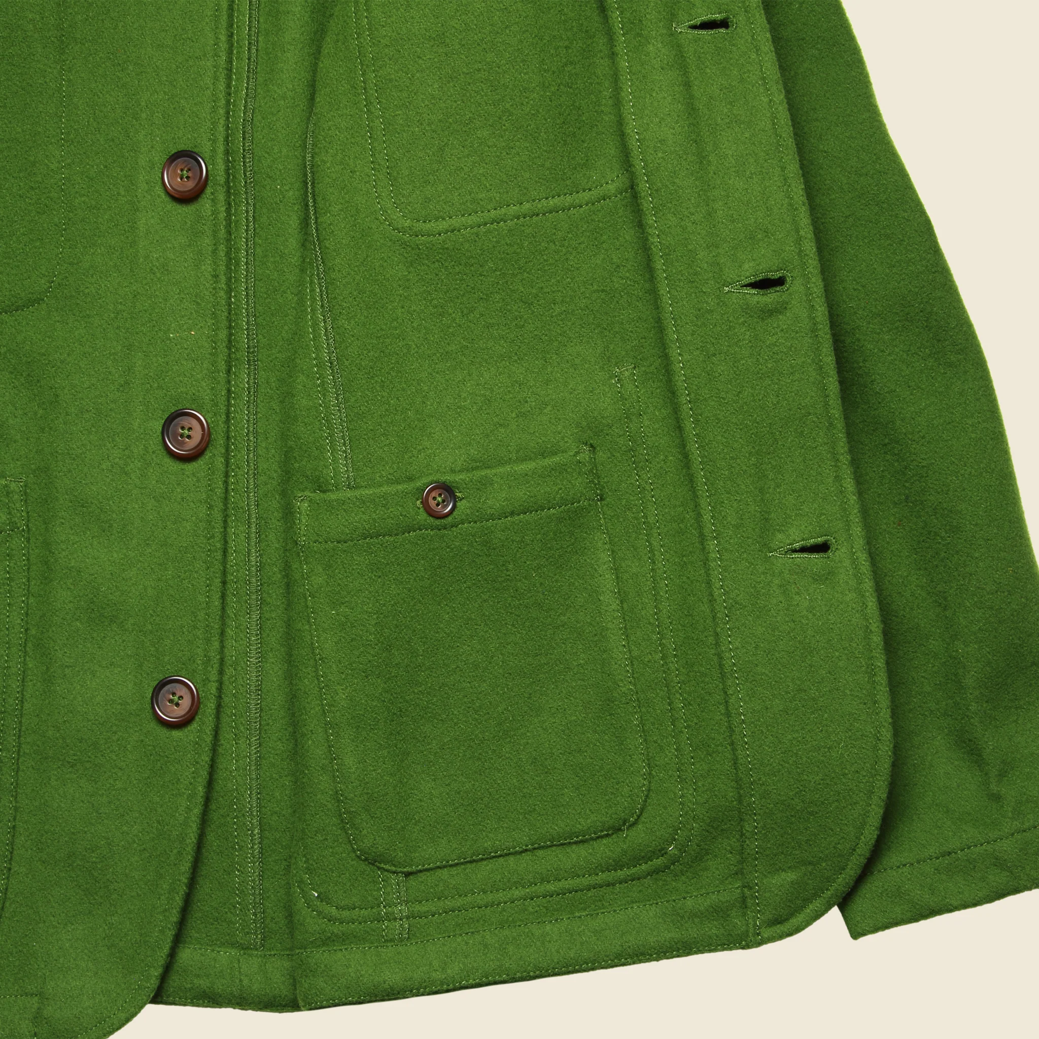 Mowbray Long Bakers Jacket - Green - Image 4