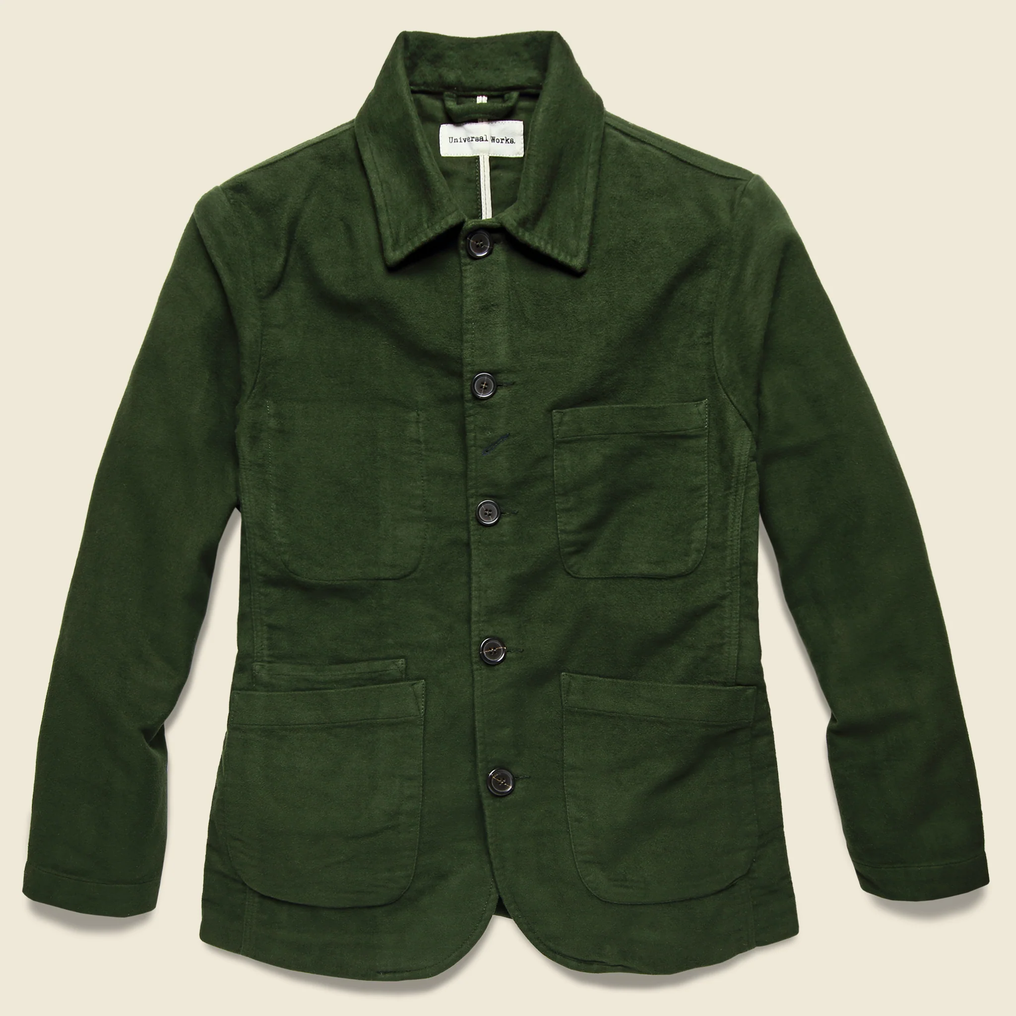 Bakers Jacket - Olive Moleskin