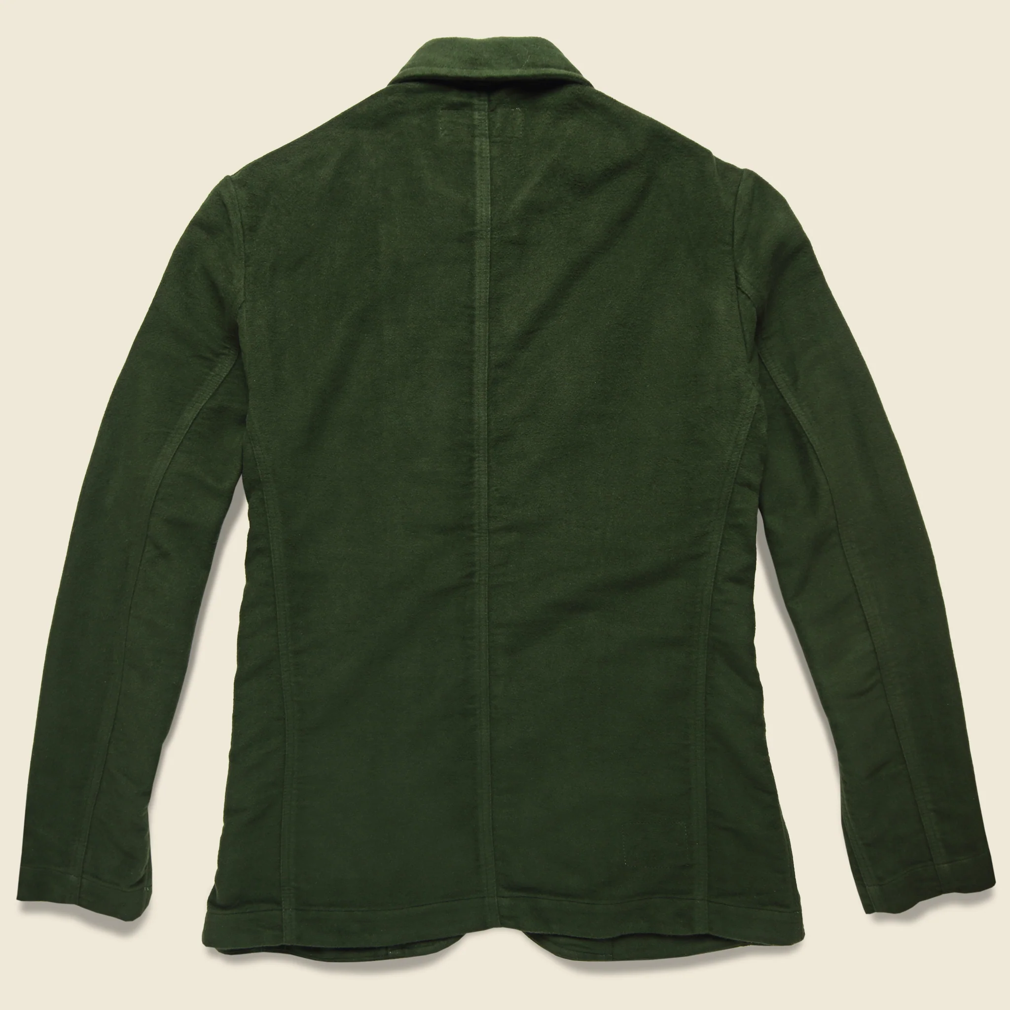 Bakers Jacket - Olive Moleskin - Image 2