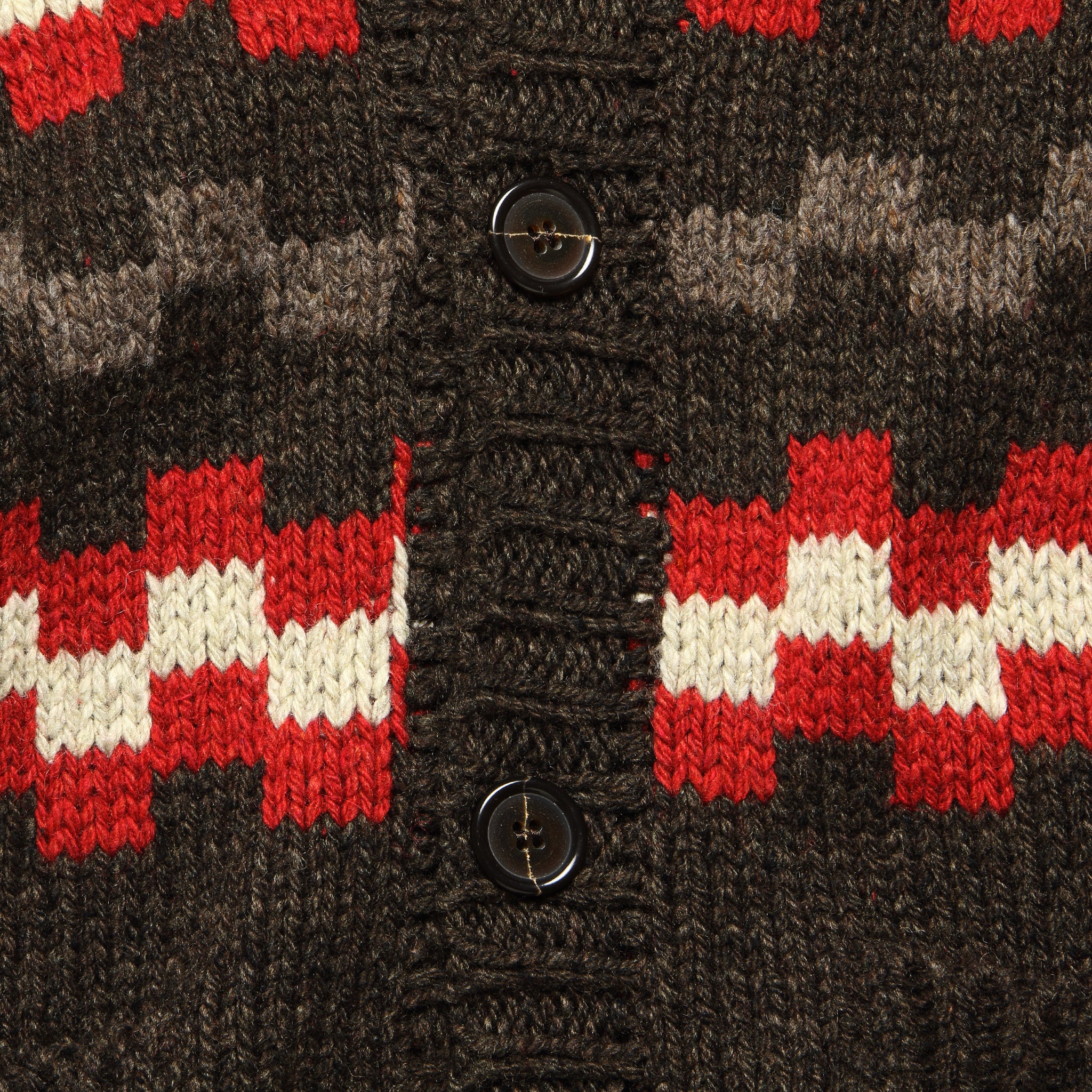 New Mexico Wool Sweater - Chocolate - Image 3