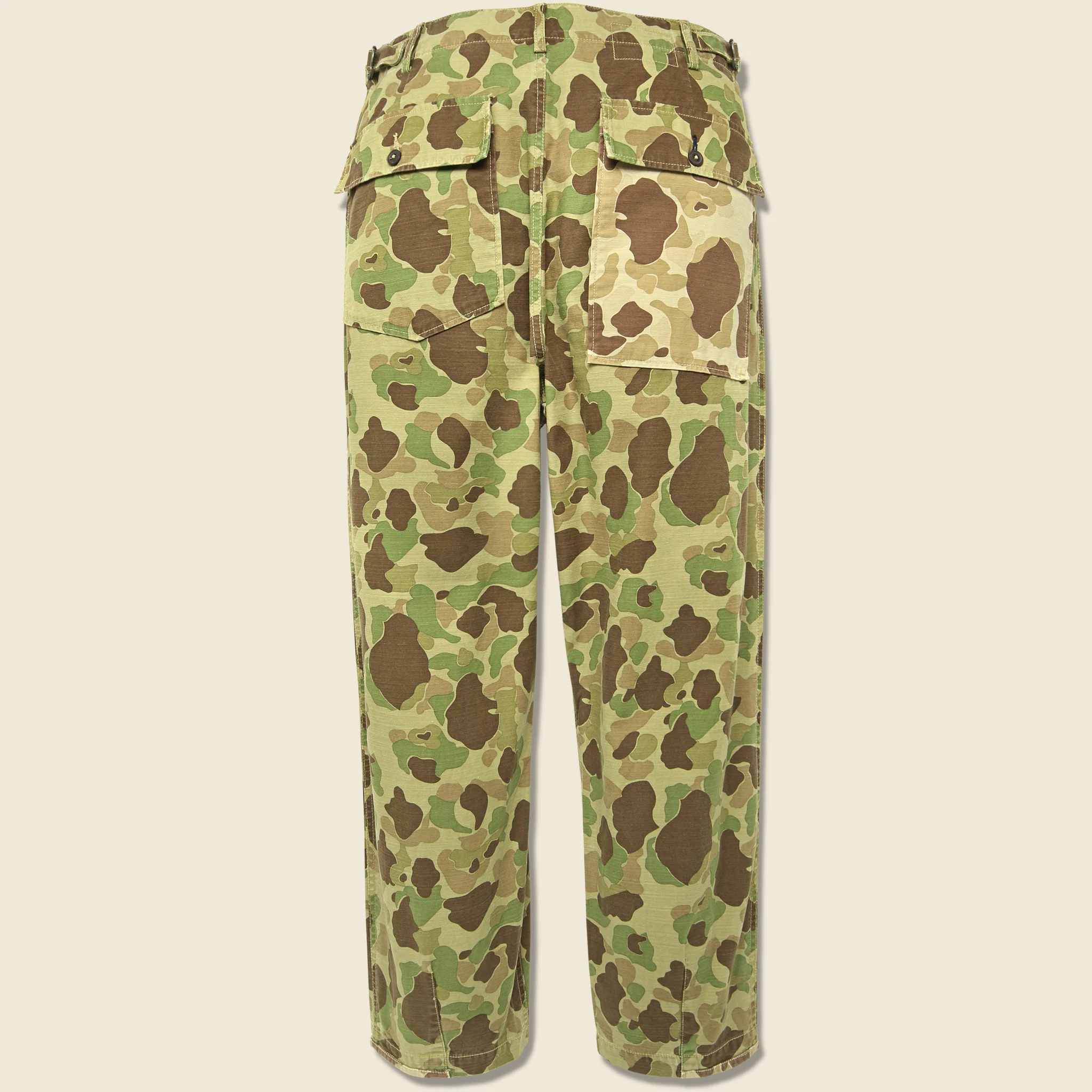 Patched Peacekeeper Camo Fatigue Pant - Olive/Sand - Image 2